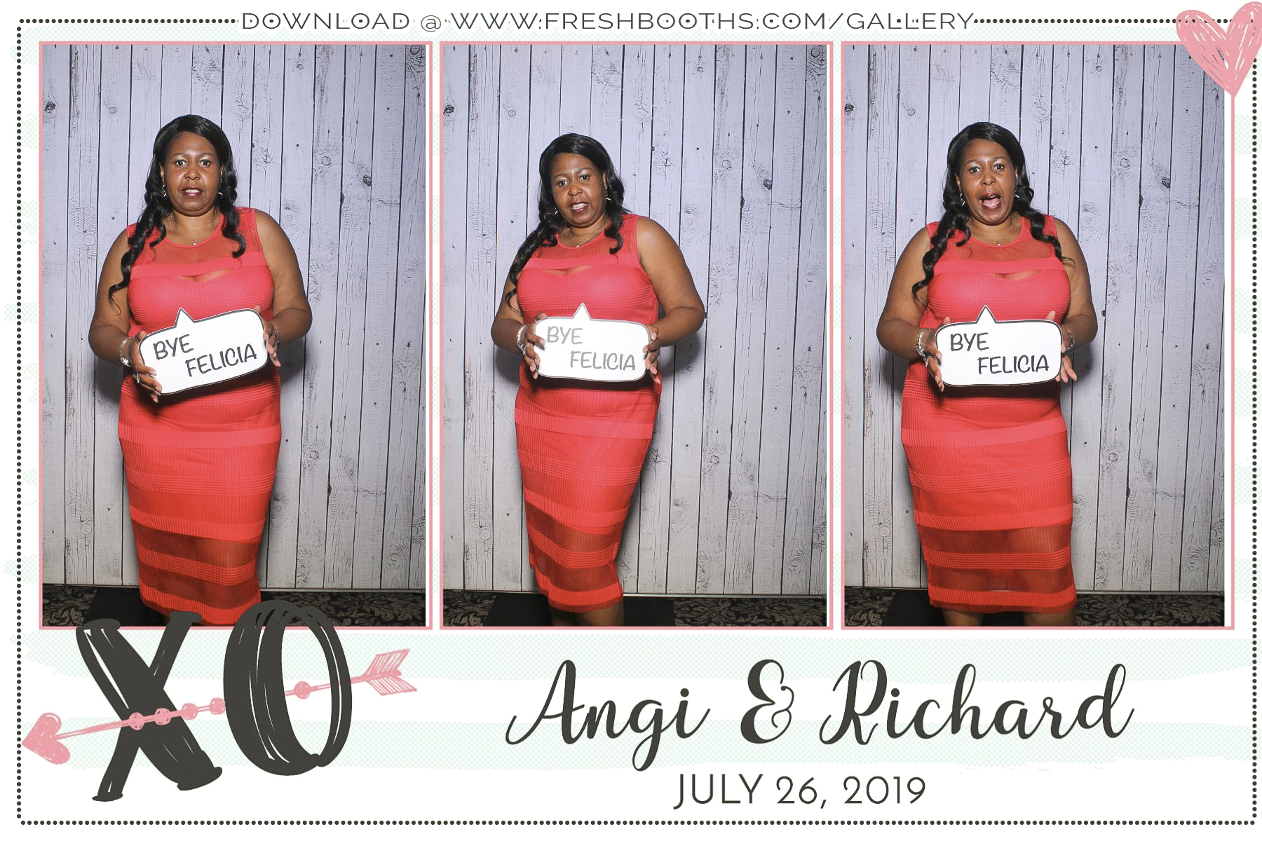 Richard & Angi’s Wedding - Selfie Mirror | View more photos from the event at gallery.freshbooths.com/u/FreshBooths/Richard-Angi’s-Wedding-Selfie-Mirror