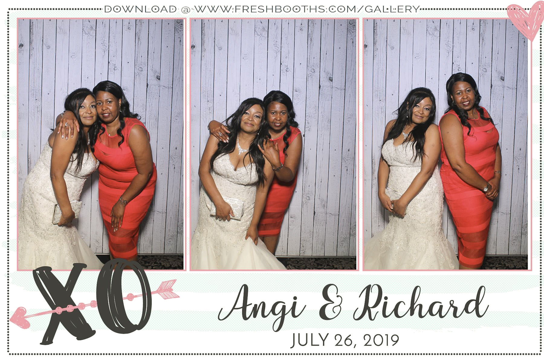 Richard & Angi’s Wedding - Selfie Mirror | View more photos from the event at gallery.freshbooths.com/u/FreshBooths/Richard-Angi’s-Wedding-Selfie-Mirror
