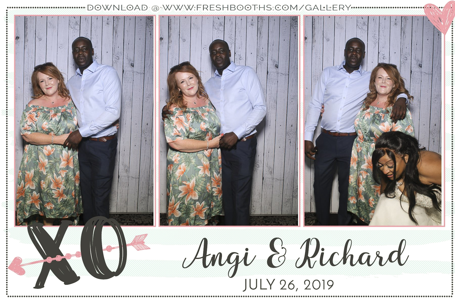 Richard & Angi’s Wedding - Selfie Mirror | View more photos from the event at gallery.freshbooths.com/u/FreshBooths/Richard-Angi’s-Wedding-Selfie-Mirror