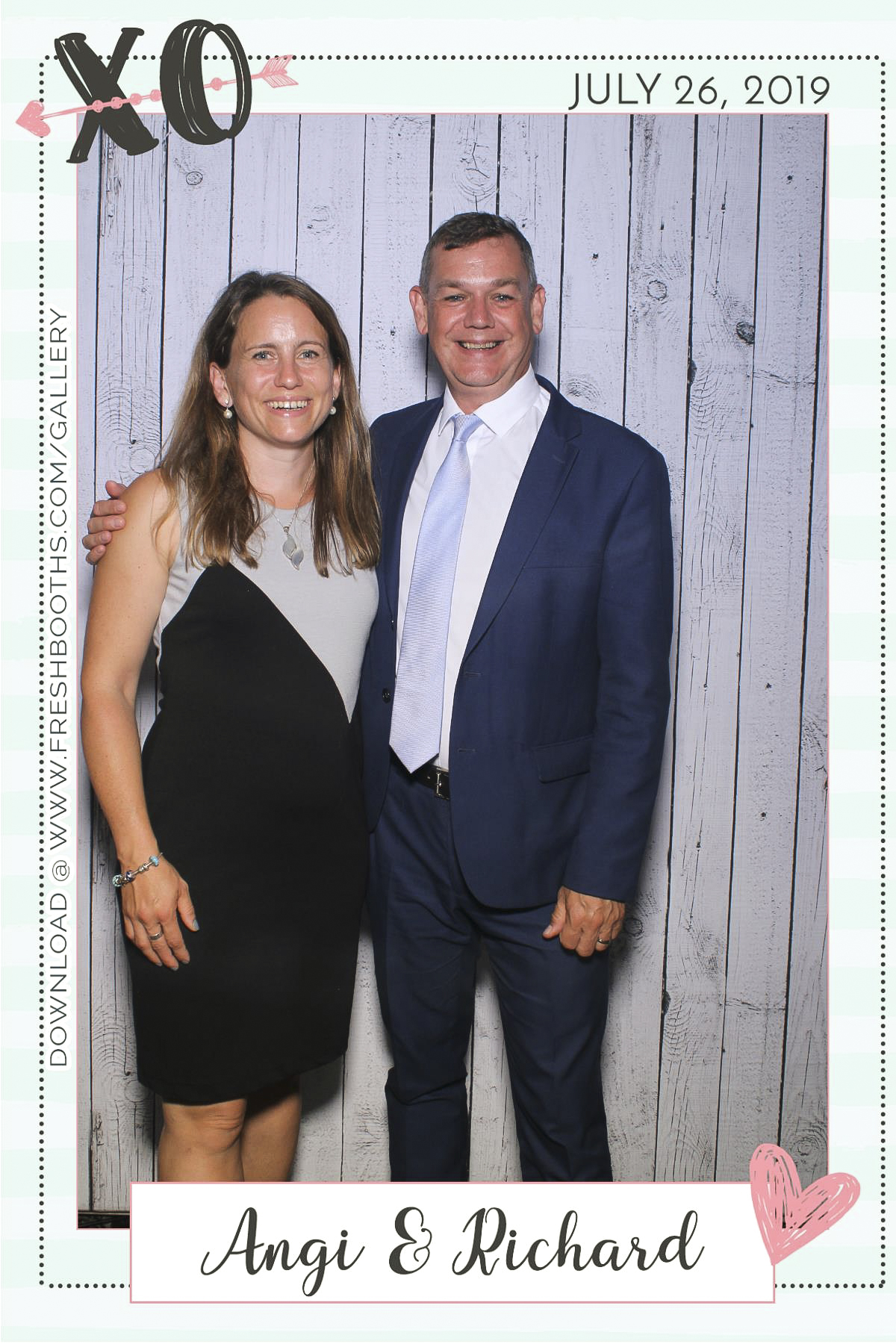 Richard & Angi’s Wedding - Selfie Mirror | View more photos from the event at gallery.freshbooths.com/u/FreshBooths/Richard-Angi’s-Wedding-Selfie-Mirror