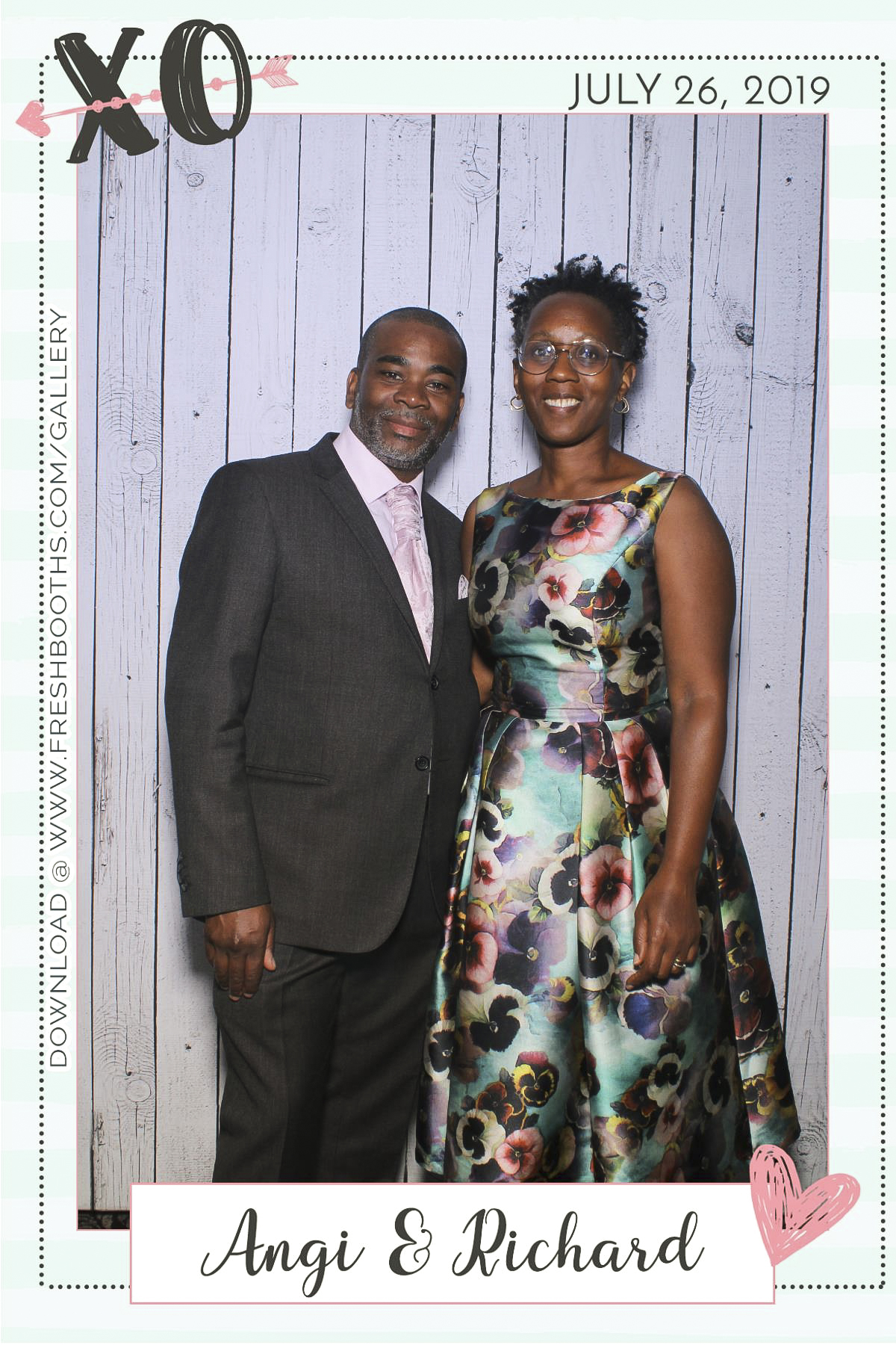 Richard & Angi’s Wedding - Selfie Mirror | View more photos from the event at gallery.freshbooths.com/u/FreshBooths/Richard-Angi’s-Wedding-Selfie-Mirror