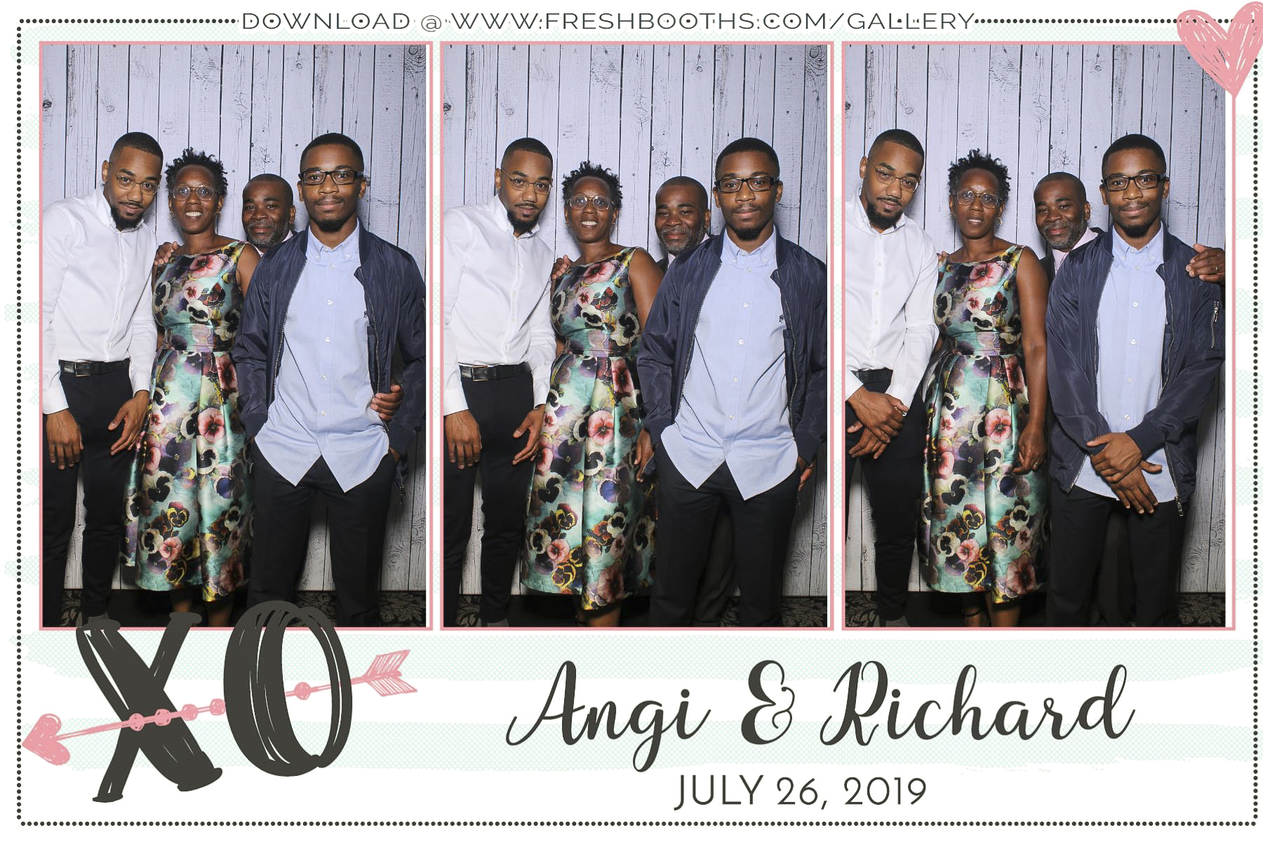 Richard & Angi’s Wedding - Selfie Mirror | View more photos from the event at gallery.freshbooths.com/u/FreshBooths/Richard-Angi’s-Wedding-Selfie-Mirror