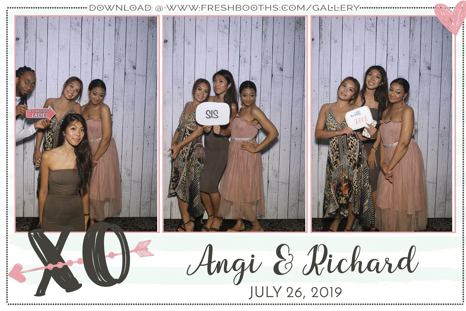 Richard & Angi’s Wedding - Selfie Mirror | View more photos from the event at gallery.freshbooths.com/u/FreshBooths/Richard-Angi’s-Wedding-Selfie-Mirror