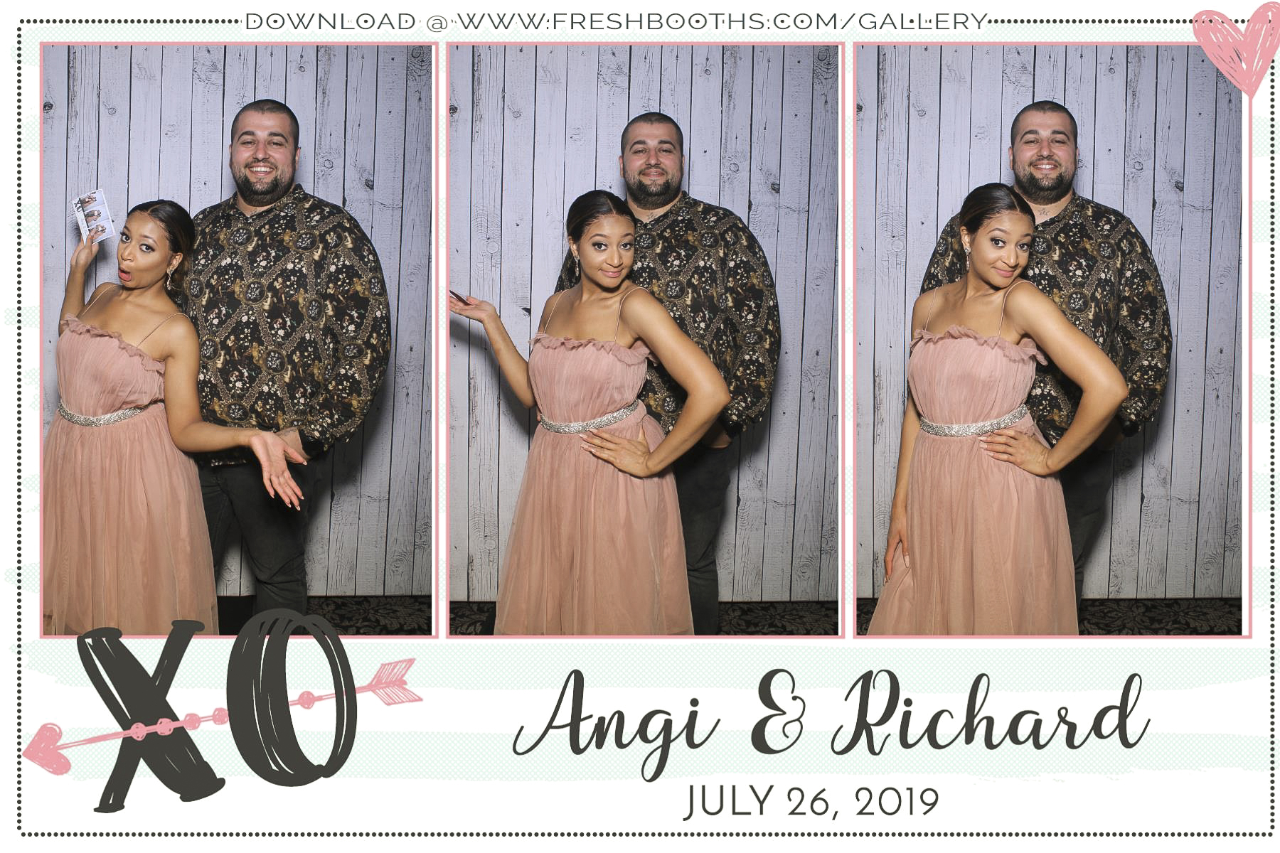 Richard & Angi’s Wedding - Selfie Mirror | View more photos from the event at gallery.freshbooths.com/u/FreshBooths/Richard-Angi’s-Wedding-Selfie-Mirror