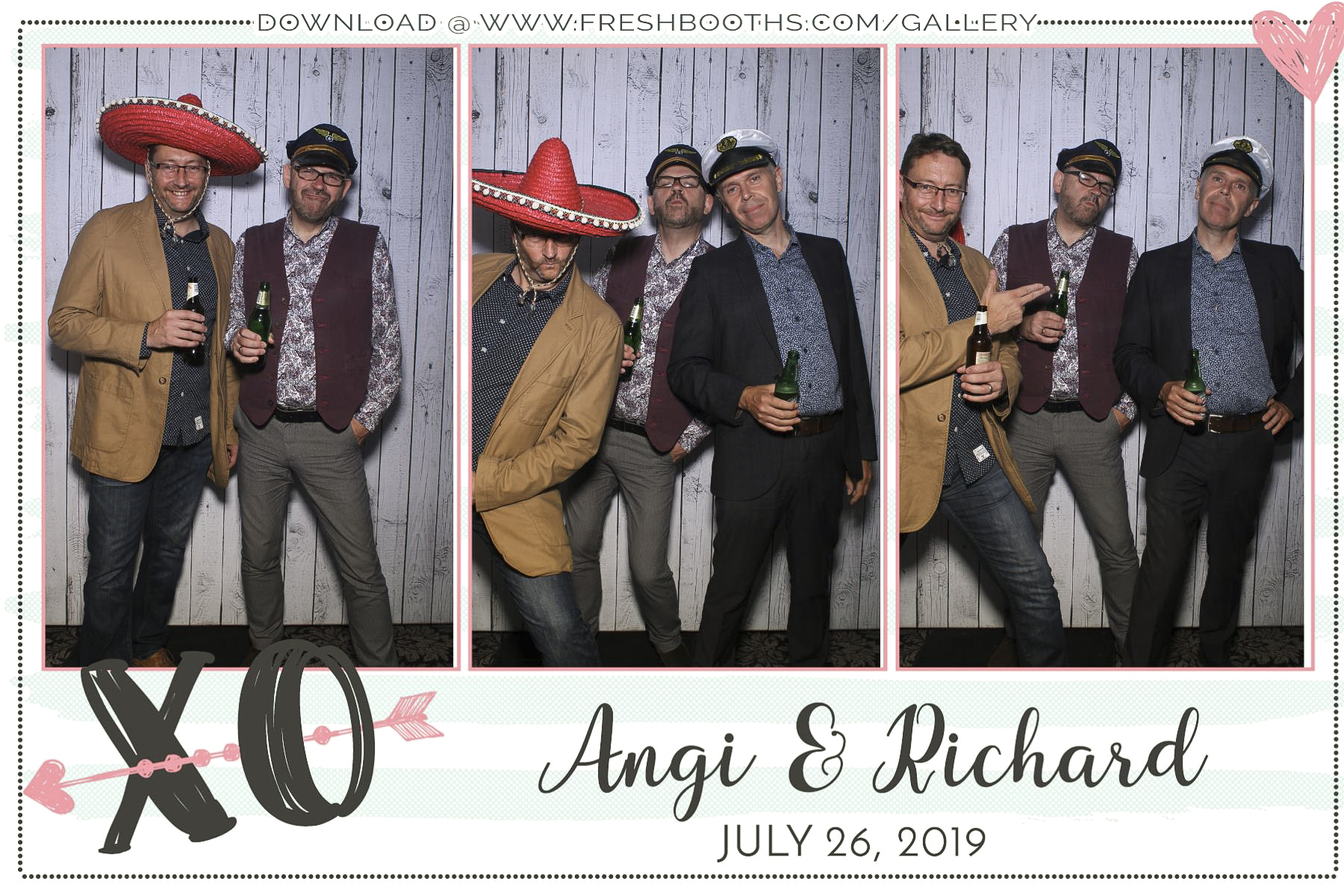 Richard & Angi’s Wedding - Selfie Mirror | View more photos from the event at gallery.freshbooths.com/u/FreshBooths/Richard-Angi’s-Wedding-Selfie-Mirror
