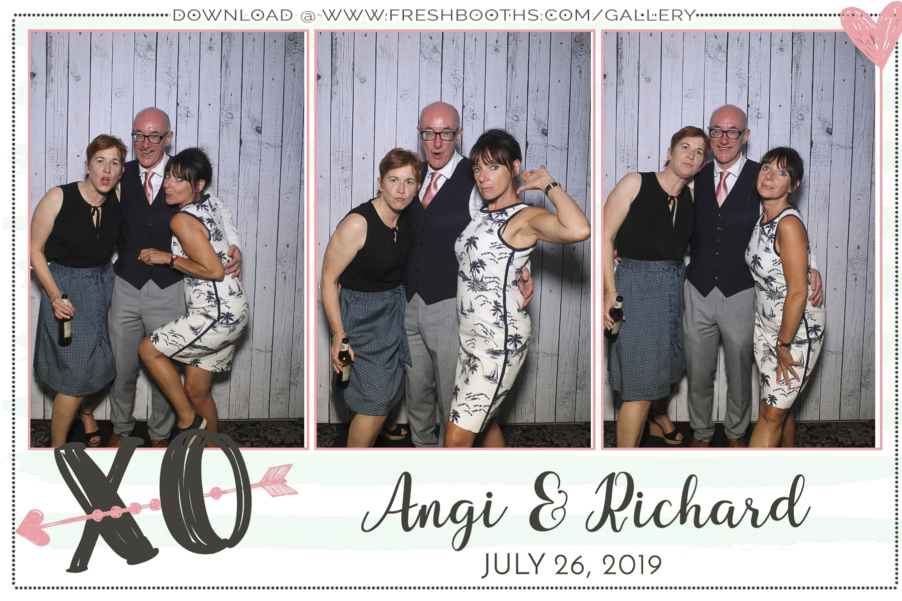 Richard & Angi’s Wedding - Selfie Mirror | View more photos from the event at gallery.freshbooths.com/u/FreshBooths/Richard-Angi’s-Wedding-Selfie-Mirror