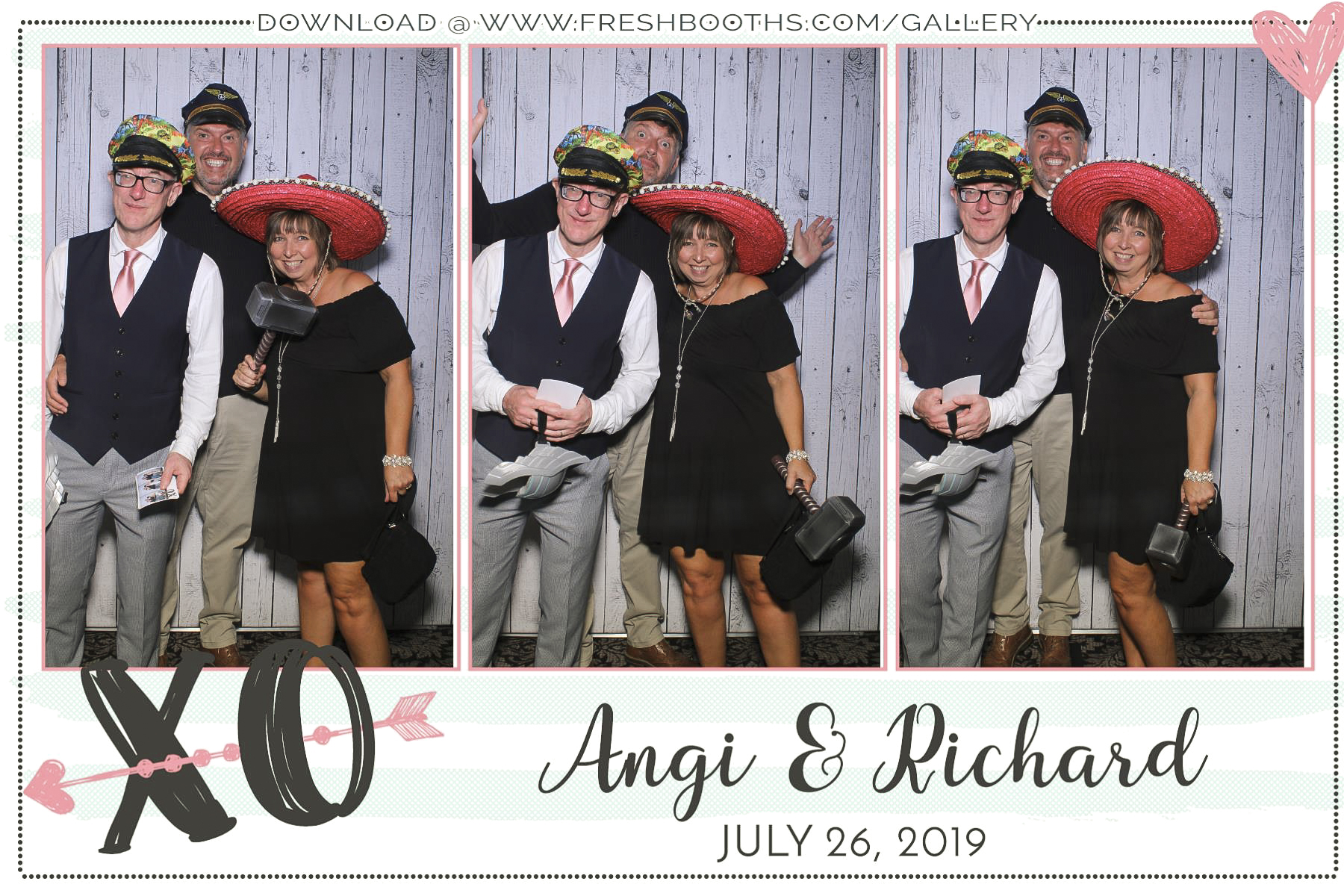 Richard & Angi’s Wedding - Selfie Mirror | View more photos from the event at gallery.freshbooths.com/u/FreshBooths/Richard-Angi’s-Wedding-Selfie-Mirror