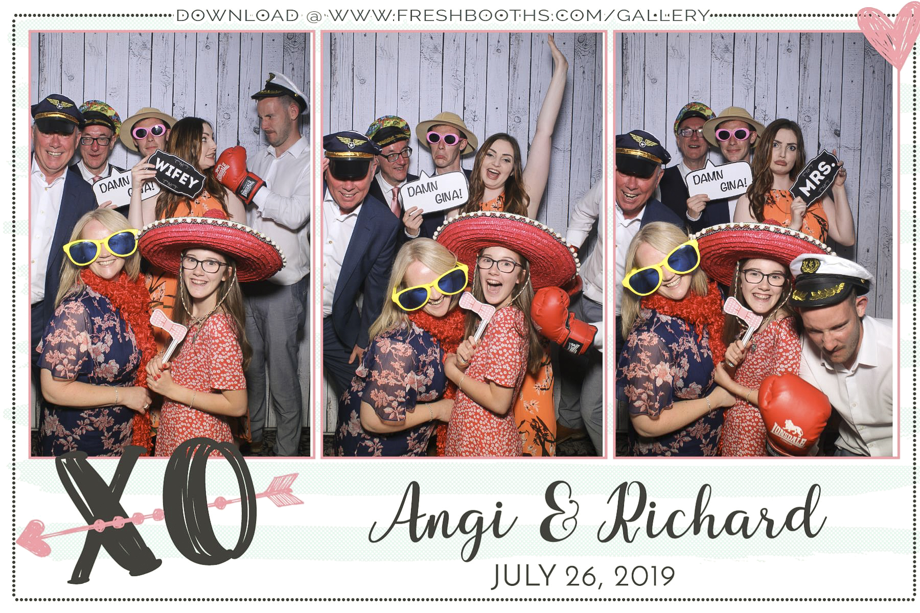Richard & Angi’s Wedding - Selfie Mirror | View more photos from the event at gallery.freshbooths.com/u/FreshBooths/Richard-Angi’s-Wedding-Selfie-Mirror
