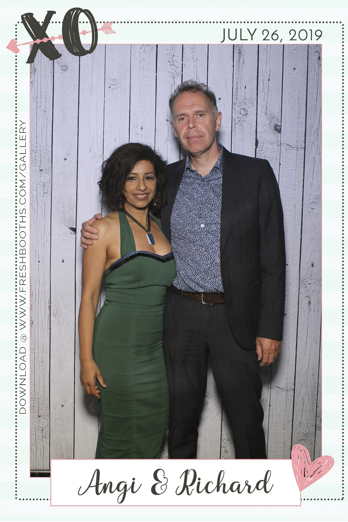 Richard & Angi’s Wedding - Selfie Mirror | View more photos from the event at gallery.freshbooths.com/u/FreshBooths/Richard-Angi’s-Wedding-Selfie-Mirror
