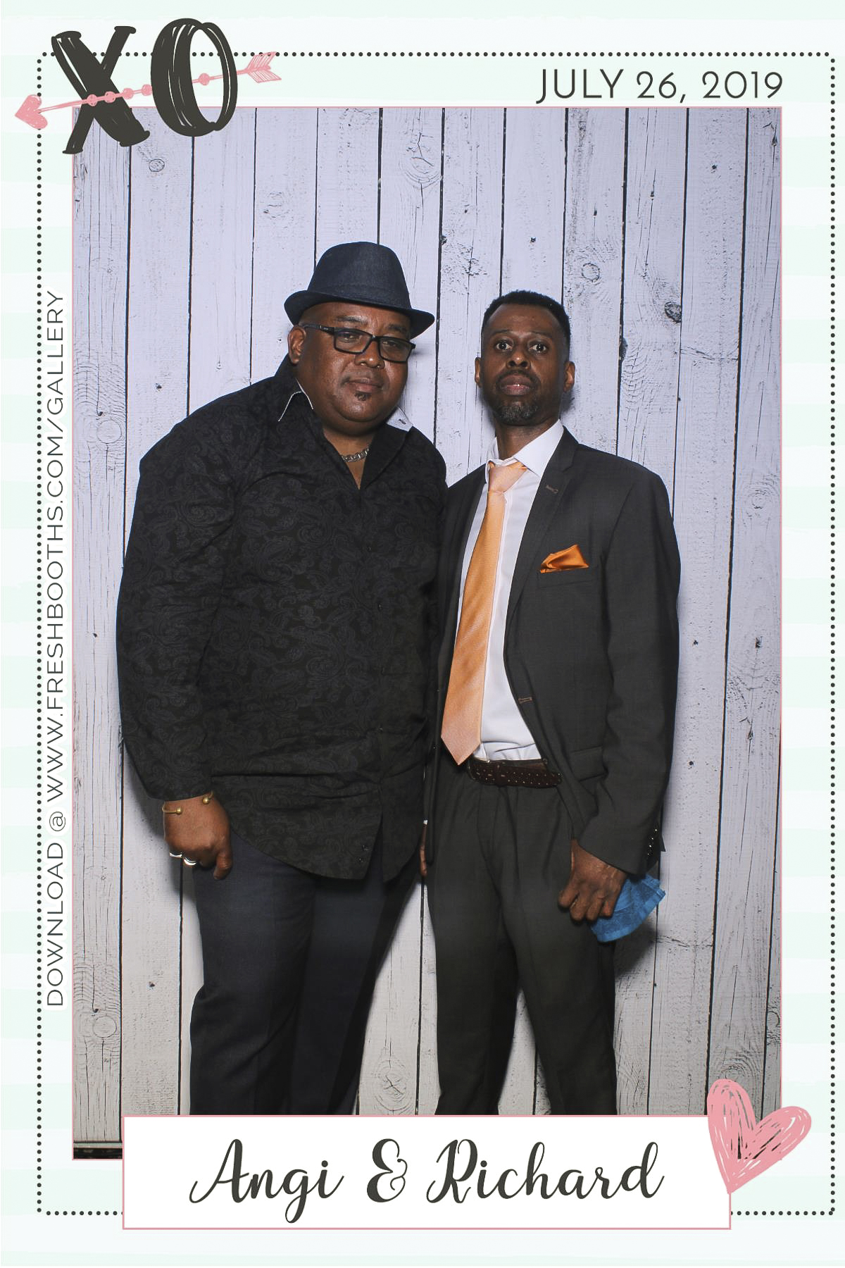 Richard & Angi’s Wedding - Selfie Mirror | View more photos from the event at gallery.freshbooths.com/u/FreshBooths/Richard-Angi’s-Wedding-Selfie-Mirror