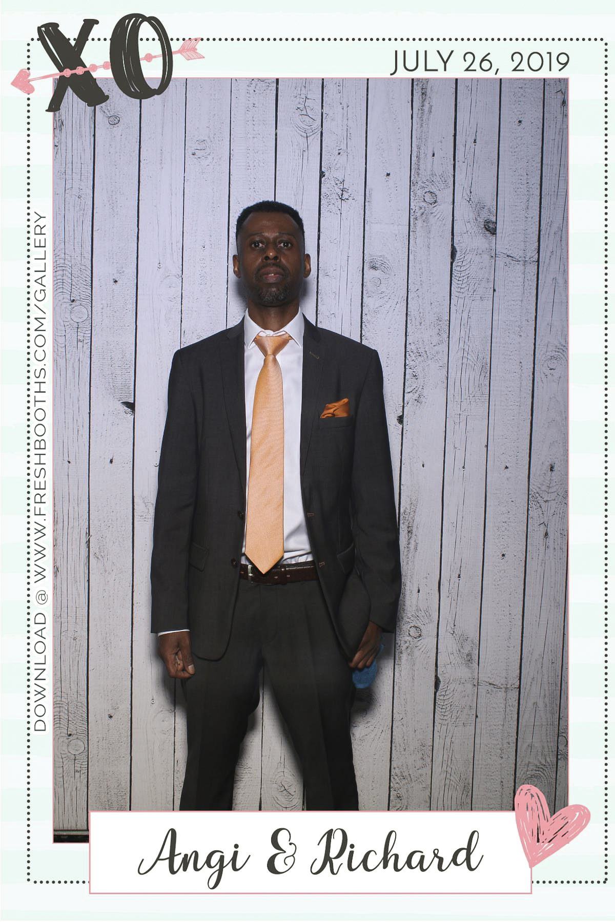 Richard & Angi’s Wedding - Selfie Mirror | View more photos from the event at gallery.freshbooths.com/u/FreshBooths/Richard-Angi’s-Wedding-Selfie-Mirror