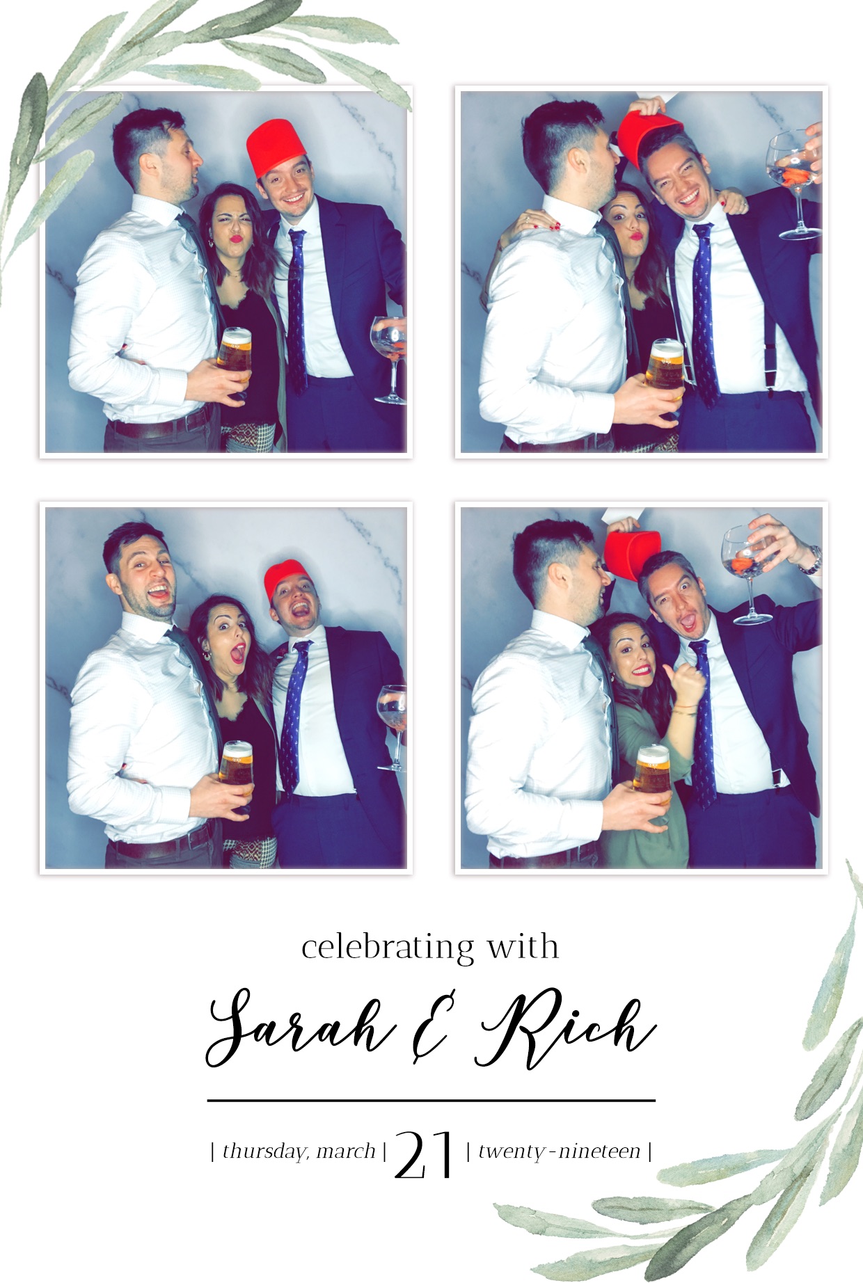 Richard and Sarah's Wedding - GIF Station | View more photos from the event at gallery.freshbooths.com/u/FreshBooths/Richard-and-Sarahs-Wedding-GIF-Station