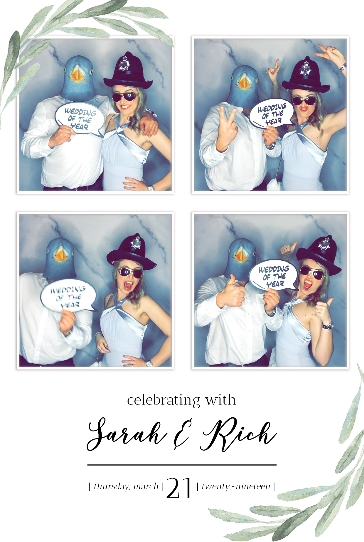 Richard and Sarah's Wedding - GIF Station | View more photos from the event at gallery.freshbooths.com/u/FreshBooths/Richard-and-Sarahs-Wedding-GIF-Station