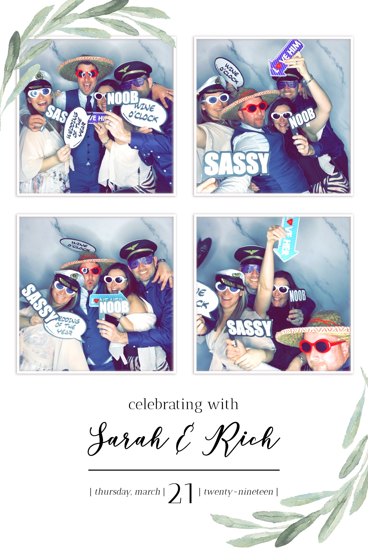 Richard and Sarah's Wedding - GIF Station | View more photos from the event at gallery.freshbooths.com/u/FreshBooths/Richard-and-Sarahs-Wedding-GIF-Station