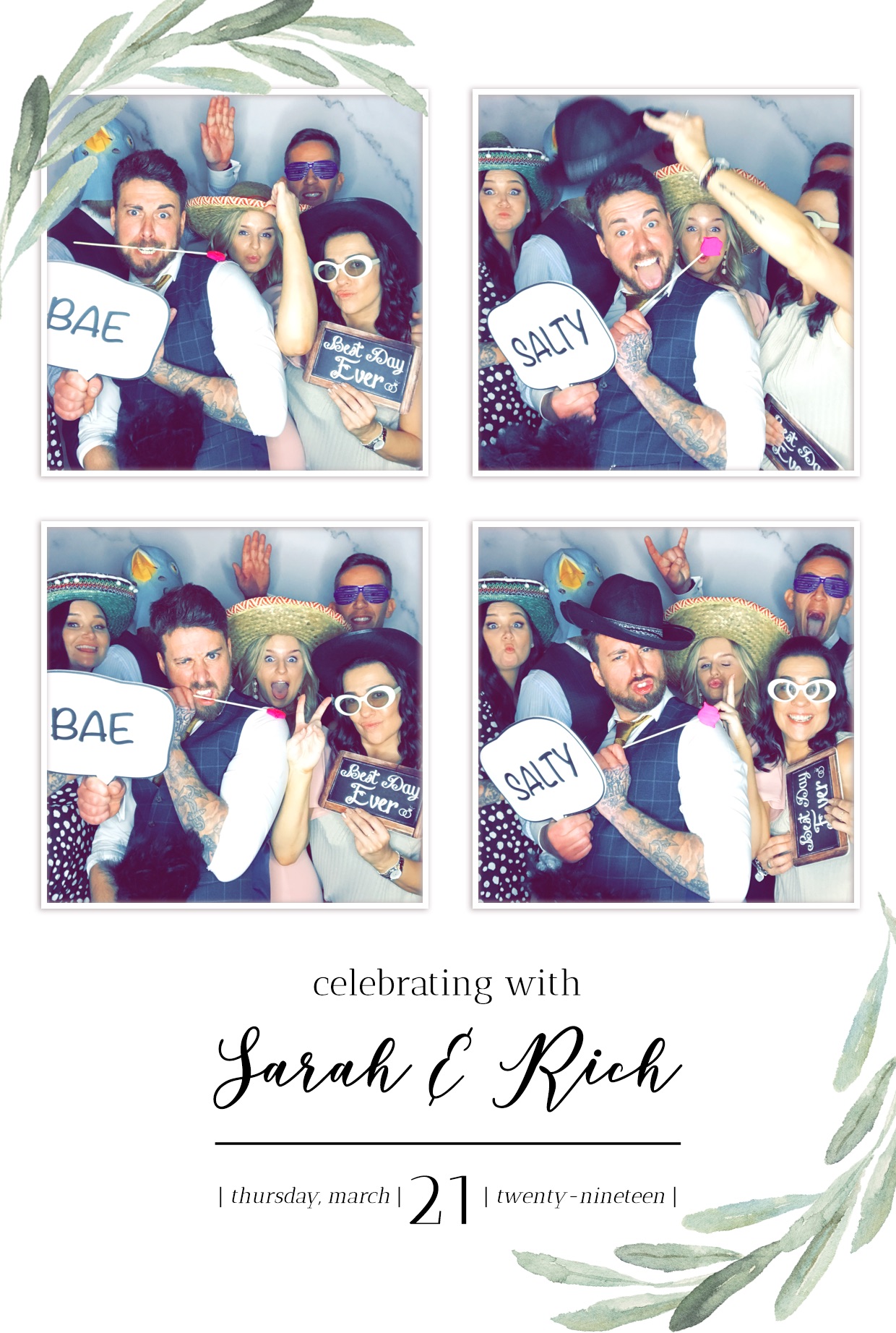 Richard and Sarah's Wedding - GIF Station | View more photos from the event at gallery.freshbooths.com/u/FreshBooths/Richard-and-Sarahs-Wedding-GIF-Station