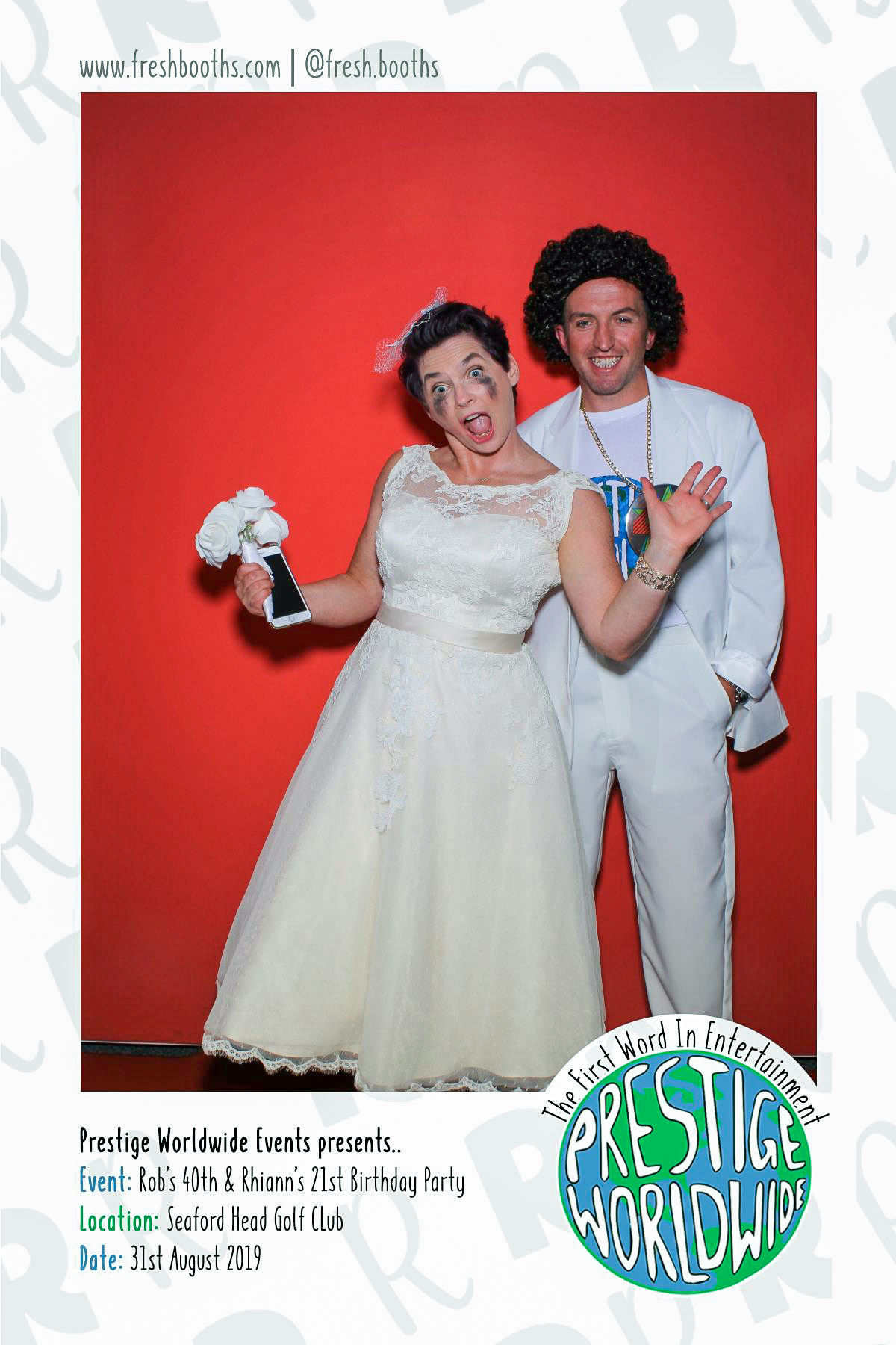Rob & Rhiann's Joint Birthday Party - Selfie Mirror | View more photos from the event at gallery.freshbooths.com/u/FreshBooths/Rob-Rhianns-Joint-Birthday-Party-Selfie-Mirror