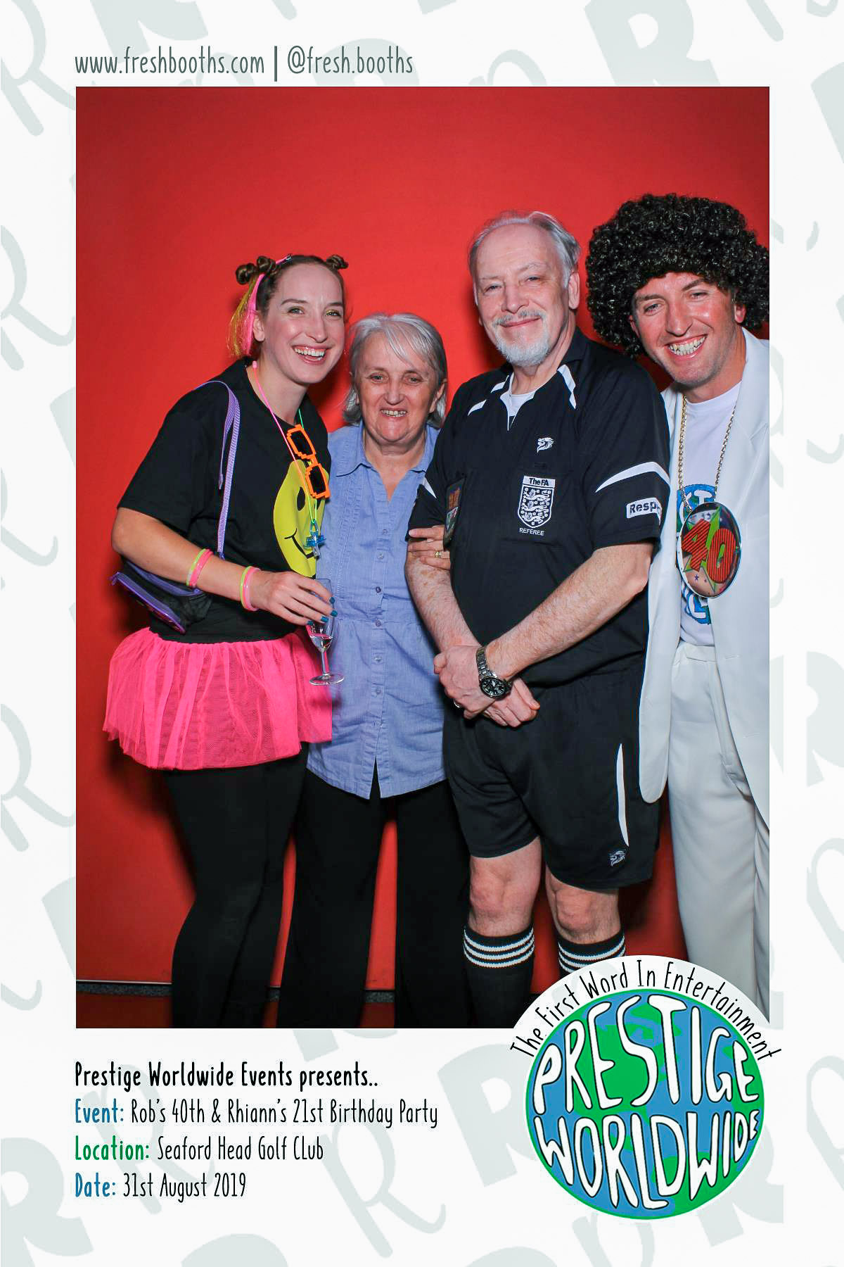 Rob & Rhiann's Joint Birthday Party - Selfie Mirror | View more photos from the event at gallery.freshbooths.com/u/FreshBooths/Rob-Rhianns-Joint-Birthday-Party-Selfie-Mirror