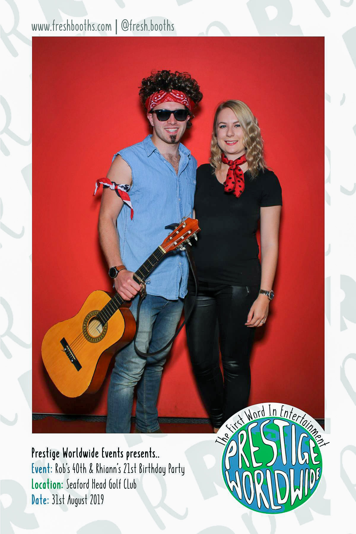 Rob & Rhiann's Joint Birthday Party - Selfie Mirror | View more photos from the event at gallery.freshbooths.com/u/FreshBooths/Rob-Rhianns-Joint-Birthday-Party-Selfie-Mirror