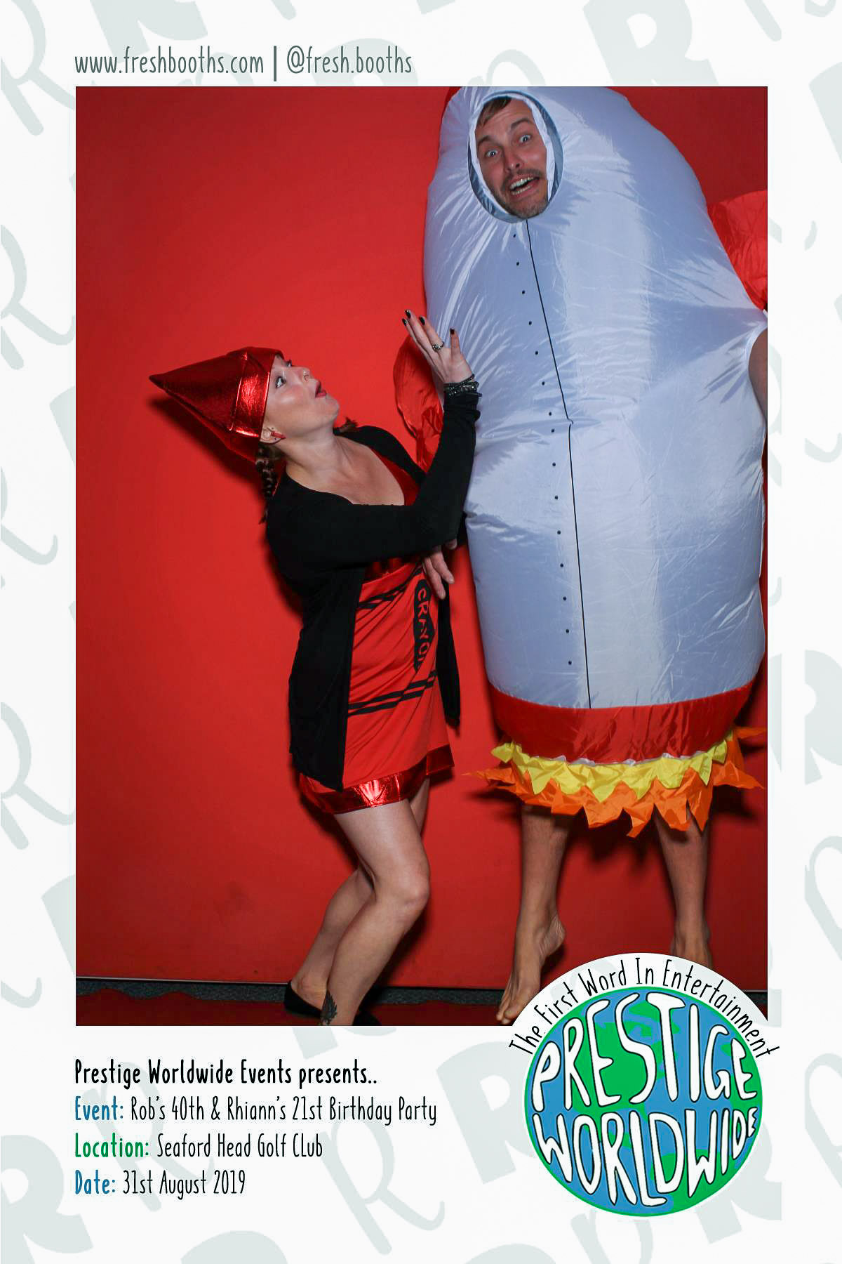 Rob & Rhiann's Joint Birthday Party - Selfie Mirror | View more photos from the event at gallery.freshbooths.com/u/FreshBooths/Rob-Rhianns-Joint-Birthday-Party-Selfie-Mirror