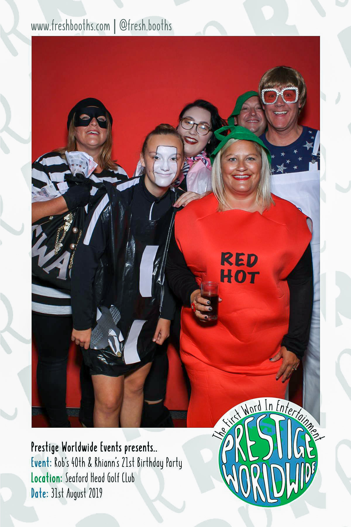 Rob & Rhiann's Joint Birthday Party - Selfie Mirror | View more photos from the event at gallery.freshbooths.com/u/FreshBooths/Rob-Rhianns-Joint-Birthday-Party-Selfie-Mirror