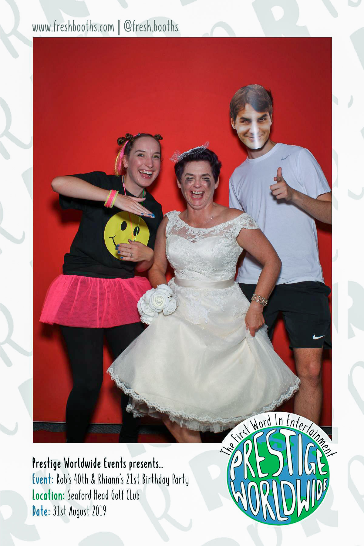 Rob & Rhiann's Joint Birthday Party - Selfie Mirror | View more photos from the event at gallery.freshbooths.com/u/FreshBooths/Rob-Rhianns-Joint-Birthday-Party-Selfie-Mirror