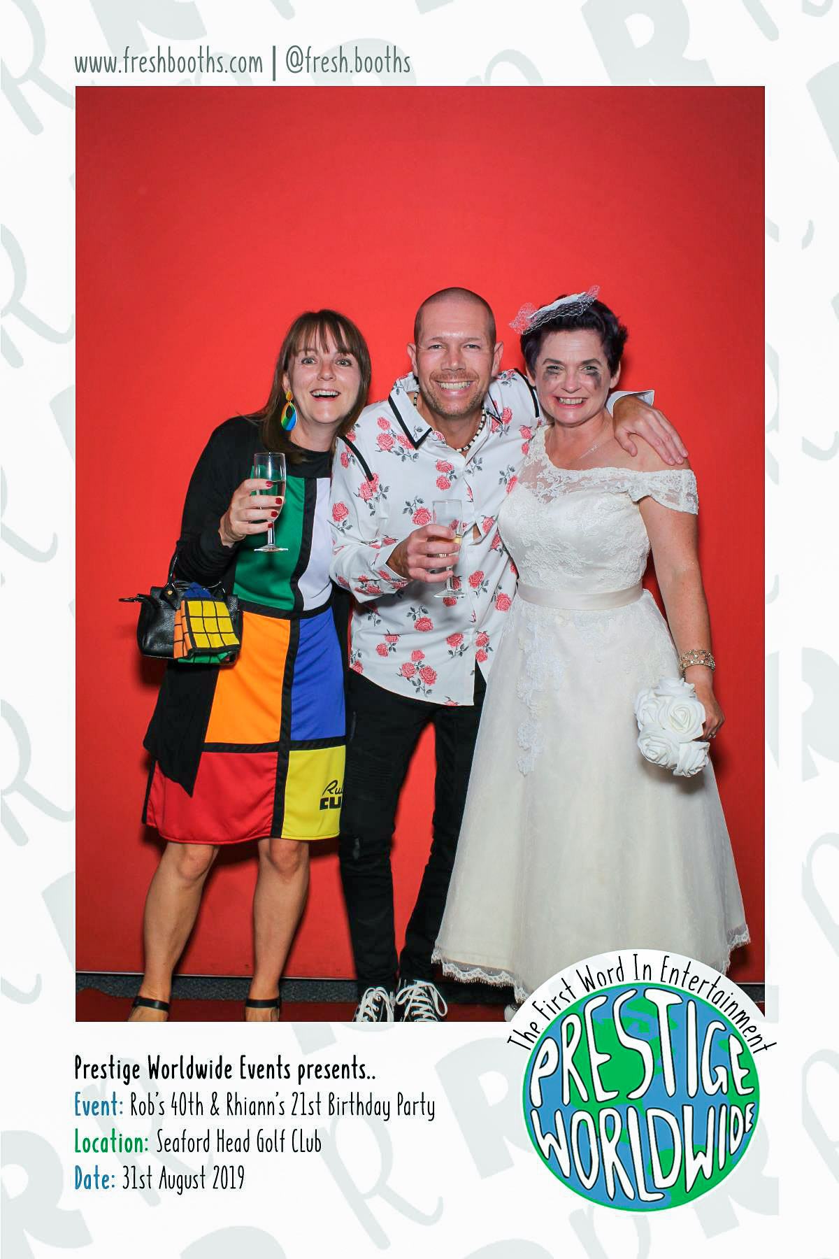 Rob & Rhiann's Joint Birthday Party - Selfie Mirror | View more photos from the event at gallery.freshbooths.com/u/FreshBooths/Rob-Rhianns-Joint-Birthday-Party-Selfie-Mirror