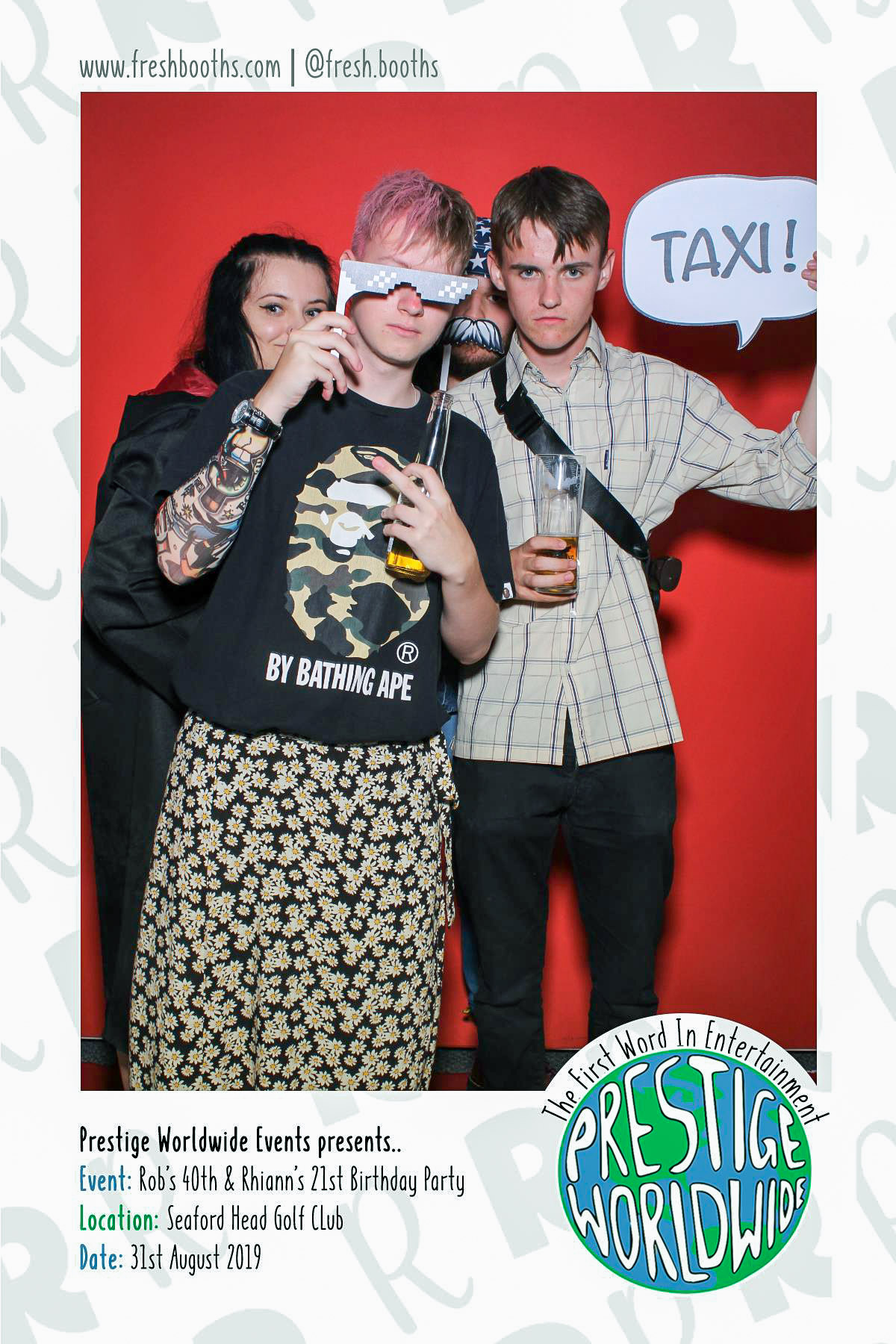 Rob & Rhiann's Joint Birthday Party - Selfie Mirror | View more photos from the event at gallery.freshbooths.com/u/FreshBooths/Rob-Rhianns-Joint-Birthday-Party-Selfie-Mirror