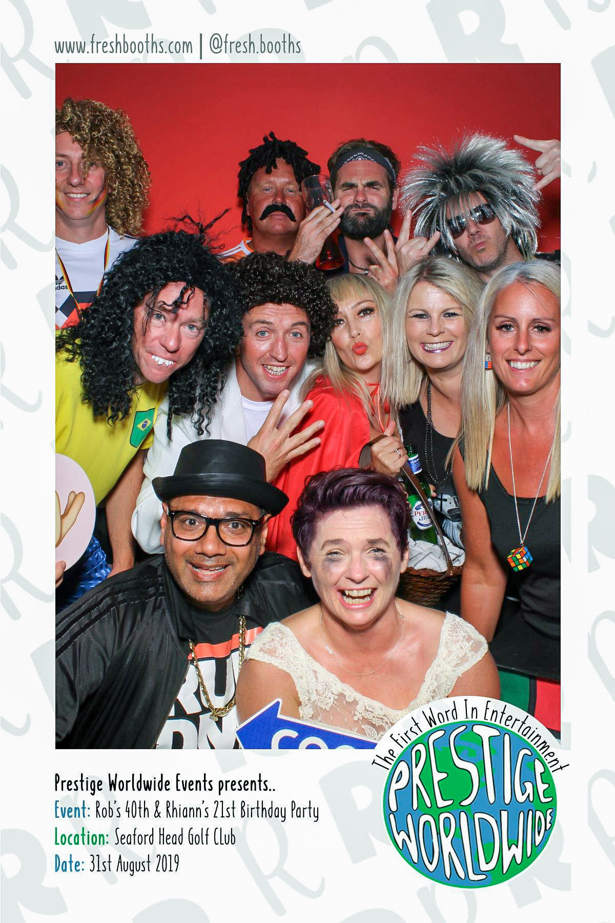 Rob & Rhiann's Joint Birthday Party - Selfie Mirror | View more photos from the event at gallery.freshbooths.com/u/FreshBooths/Rob-Rhianns-Joint-Birthday-Party-Selfie-Mirror