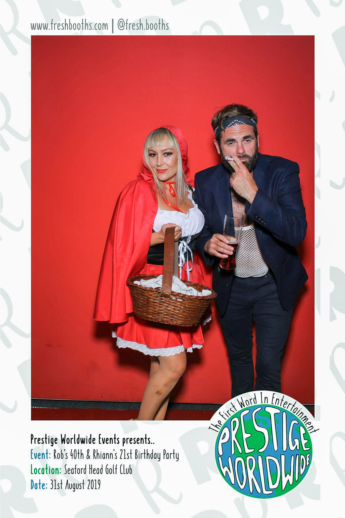 Rob & Rhiann's Joint Birthday Party - Selfie Mirror | View more photos from the event at gallery.freshbooths.com/u/FreshBooths/Rob-Rhianns-Joint-Birthday-Party-Selfie-Mirror