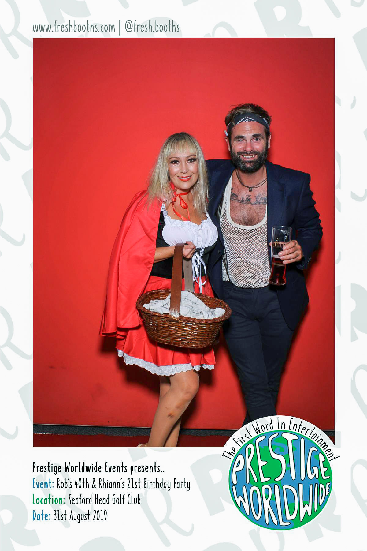 Rob & Rhiann's Joint Birthday Party - Selfie Mirror | View more photos from the event at gallery.freshbooths.com/u/FreshBooths/Rob-Rhianns-Joint-Birthday-Party-Selfie-Mirror