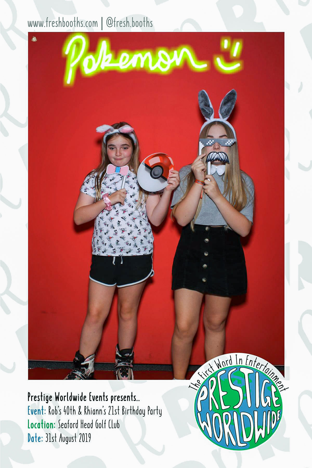 Rob & Rhiann's Joint Birthday Party - Selfie Mirror | View more photos from the event at gallery.freshbooths.com/u/FreshBooths/Rob-Rhianns-Joint-Birthday-Party-Selfie-Mirror