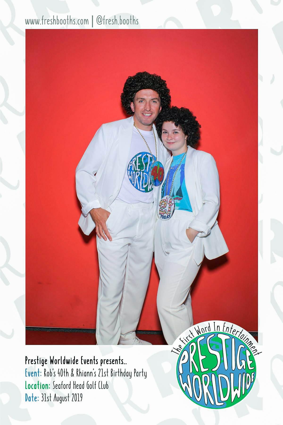 Rob & Rhiann's Joint Birthday Party - Selfie Mirror | View more photos from the event at gallery.freshbooths.com/u/FreshBooths/Rob-Rhianns-Joint-Birthday-Party-Selfie-Mirror