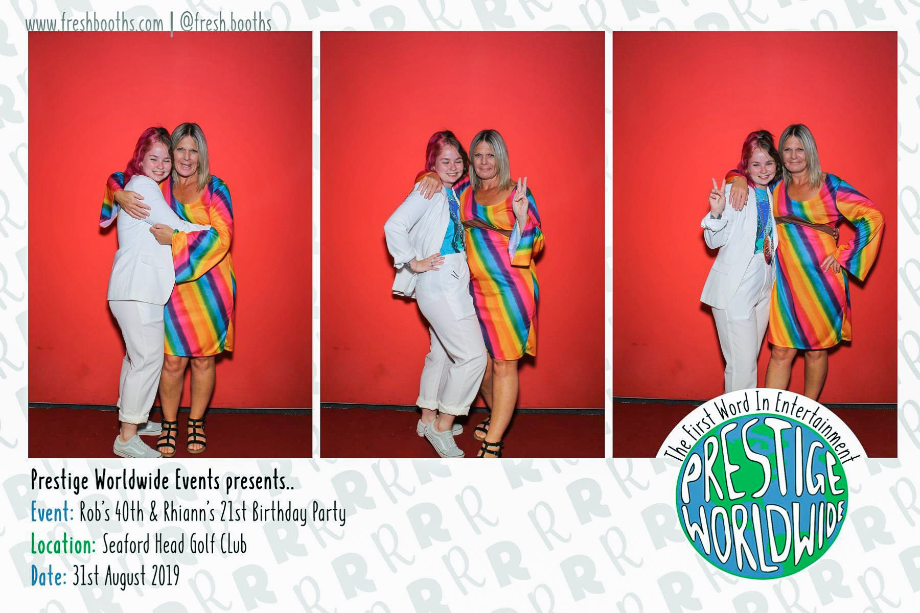 Rob & Rhiann's Joint Birthday Party - Selfie Mirror | View more photos from the event at gallery.freshbooths.com/u/FreshBooths/Rob-Rhianns-Joint-Birthday-Party-Selfie-Mirror