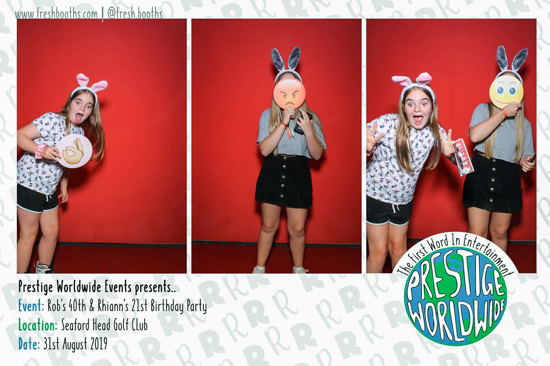 Rob & Rhiann's Joint Birthday Party - Selfie Mirror | View more photos from the event at gallery.freshbooths.com/u/FreshBooths/Rob-Rhianns-Joint-Birthday-Party-Selfie-Mirror