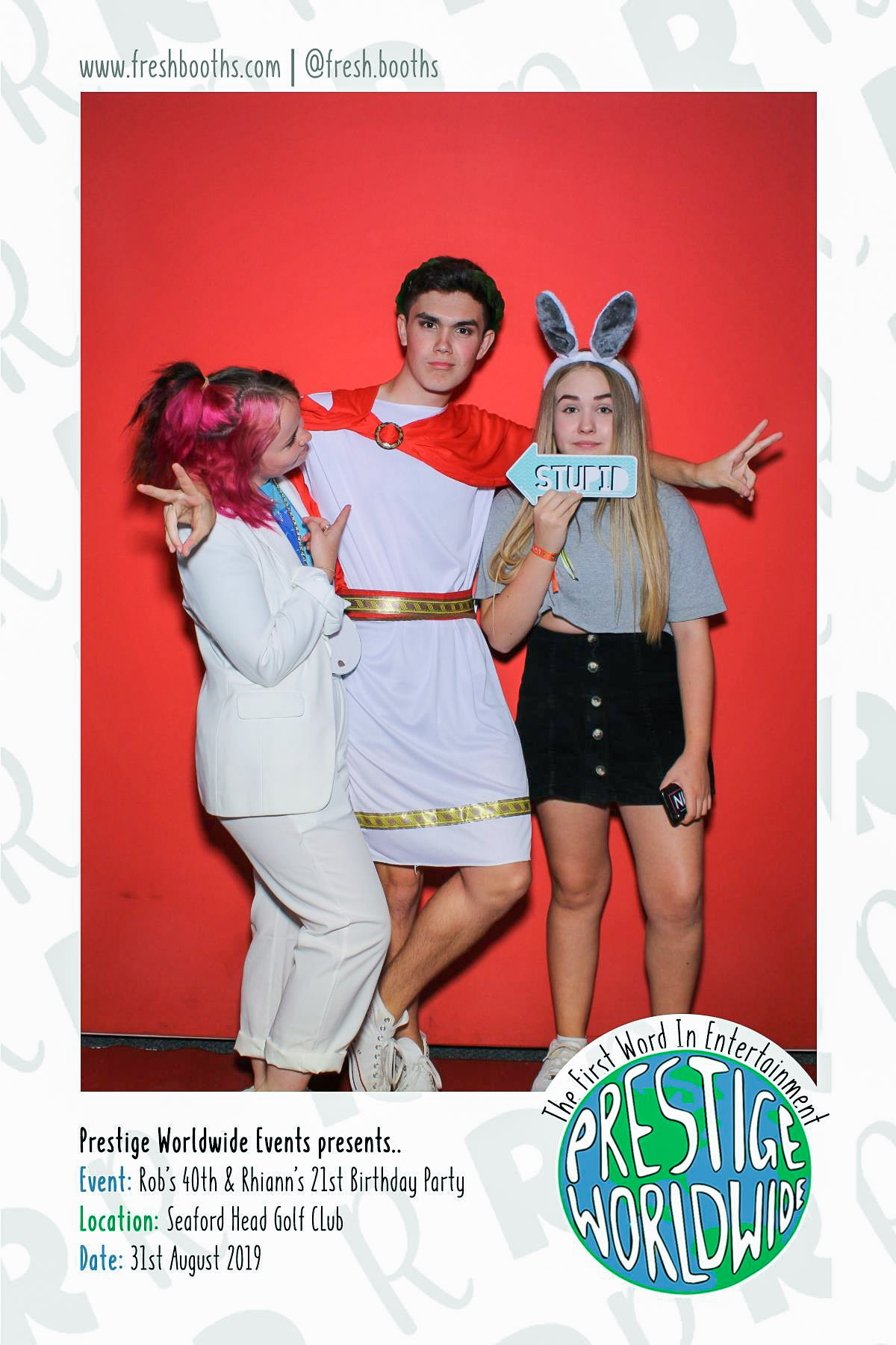 Rob & Rhiann's Joint Birthday Party - Selfie Mirror | View more photos from the event at gallery.freshbooths.com/u/FreshBooths/Rob-Rhianns-Joint-Birthday-Party-Selfie-Mirror