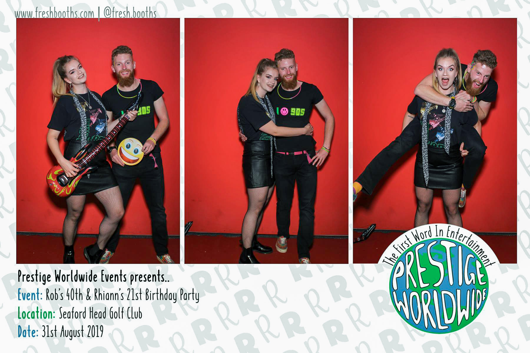 Rob & Rhiann's Joint Birthday Party - Selfie Mirror | View more photos from the event at gallery.freshbooths.com/u/FreshBooths/Rob-Rhianns-Joint-Birthday-Party-Selfie-Mirror