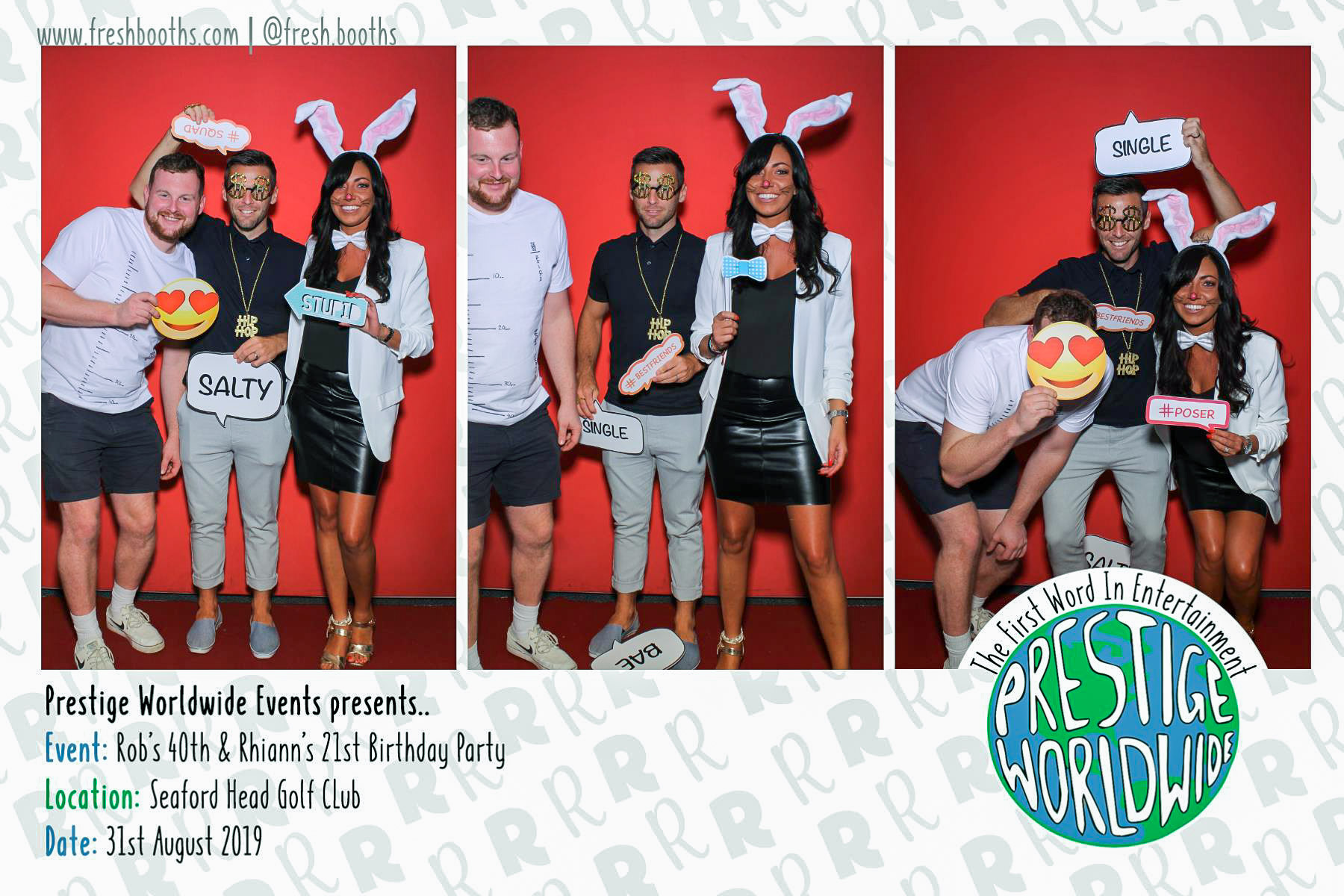 Rob & Rhiann's Joint Birthday Party - Selfie Mirror | View more photos from the event at gallery.freshbooths.com/u/FreshBooths/Rob-Rhianns-Joint-Birthday-Party-Selfie-Mirror