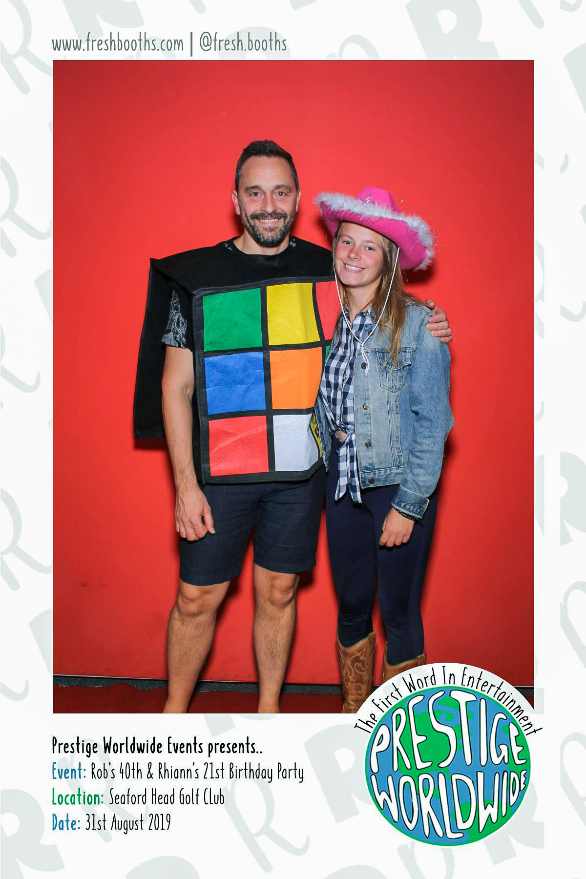 Rob & Rhiann's Joint Birthday Party - Selfie Mirror | View more photos from the event at gallery.freshbooths.com/u/FreshBooths/Rob-Rhianns-Joint-Birthday-Party-Selfie-Mirror