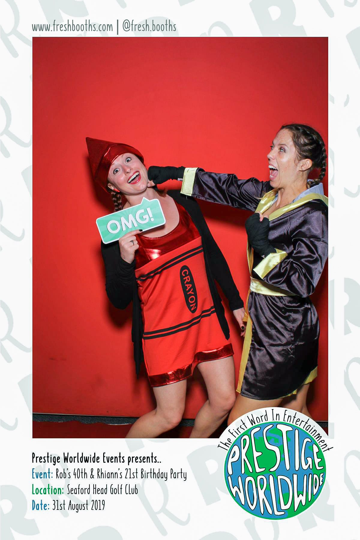 Rob & Rhiann's Joint Birthday Party - Selfie Mirror | View more photos from the event at gallery.freshbooths.com/u/FreshBooths/Rob-Rhianns-Joint-Birthday-Party-Selfie-Mirror