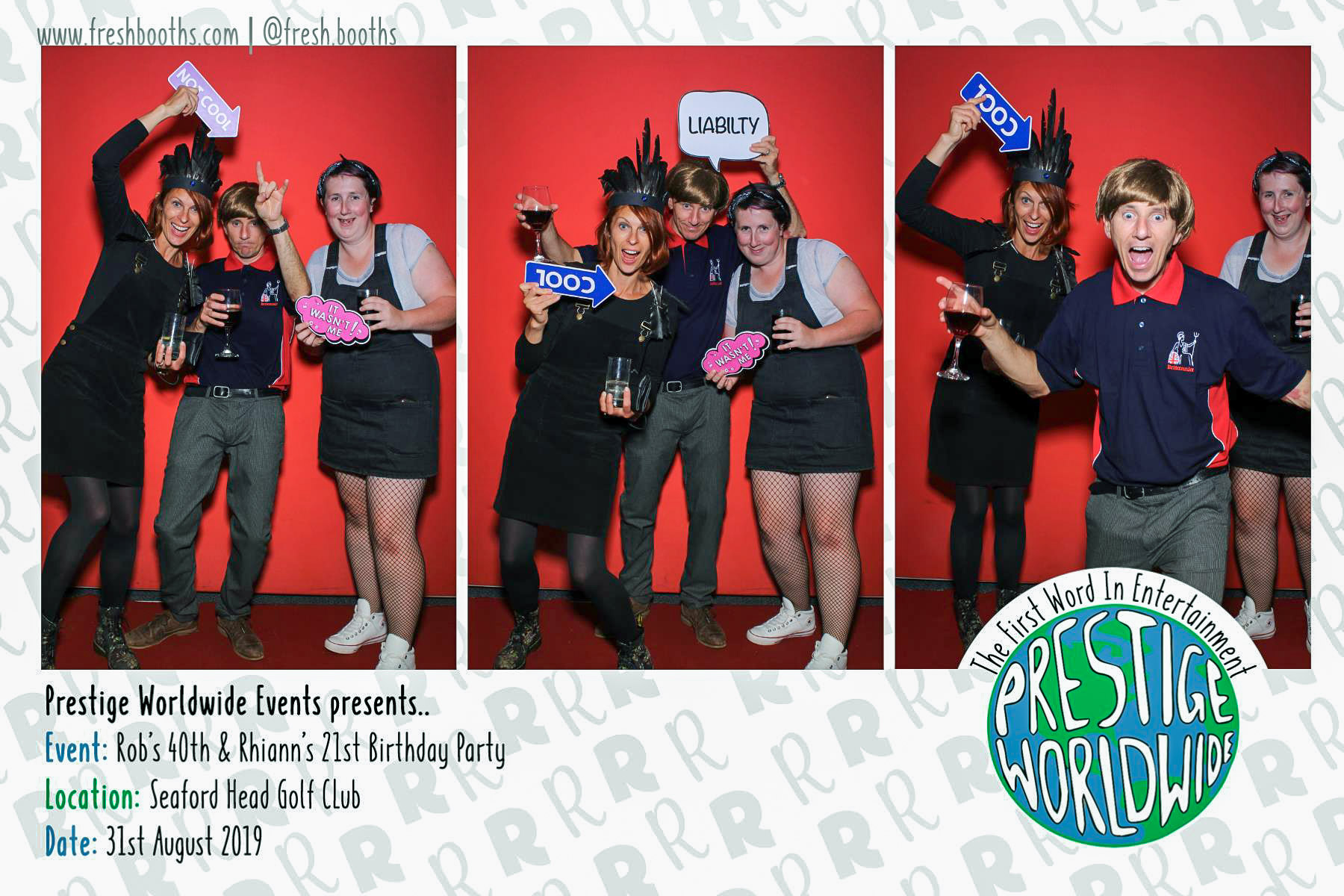 Rob & Rhiann's Joint Birthday Party - Selfie Mirror | View more photos from the event at gallery.freshbooths.com/u/FreshBooths/Rob-Rhianns-Joint-Birthday-Party-Selfie-Mirror