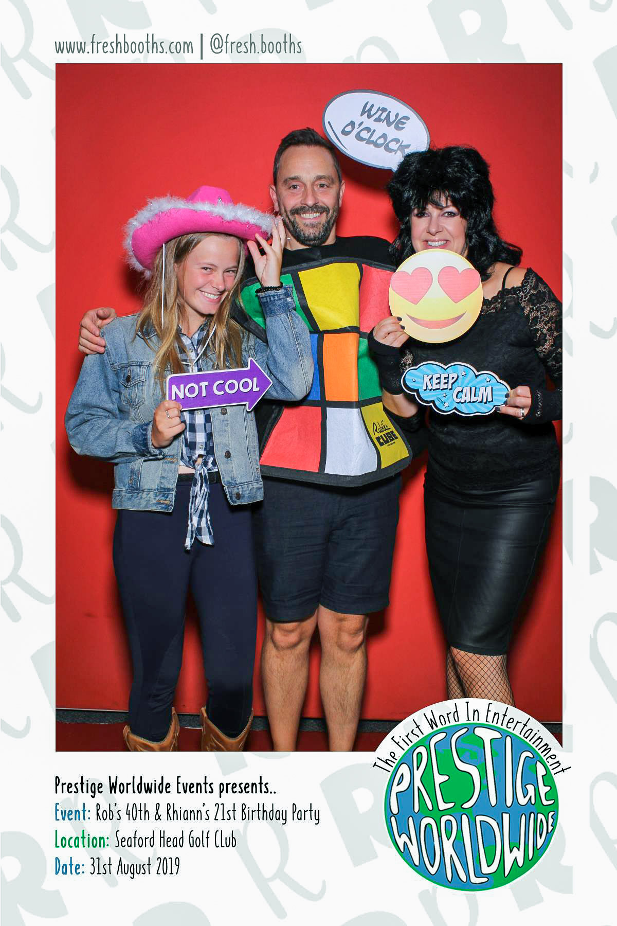 Rob & Rhiann's Joint Birthday Party - Selfie Mirror | View more photos from the event at gallery.freshbooths.com/u/FreshBooths/Rob-Rhianns-Joint-Birthday-Party-Selfie-Mirror