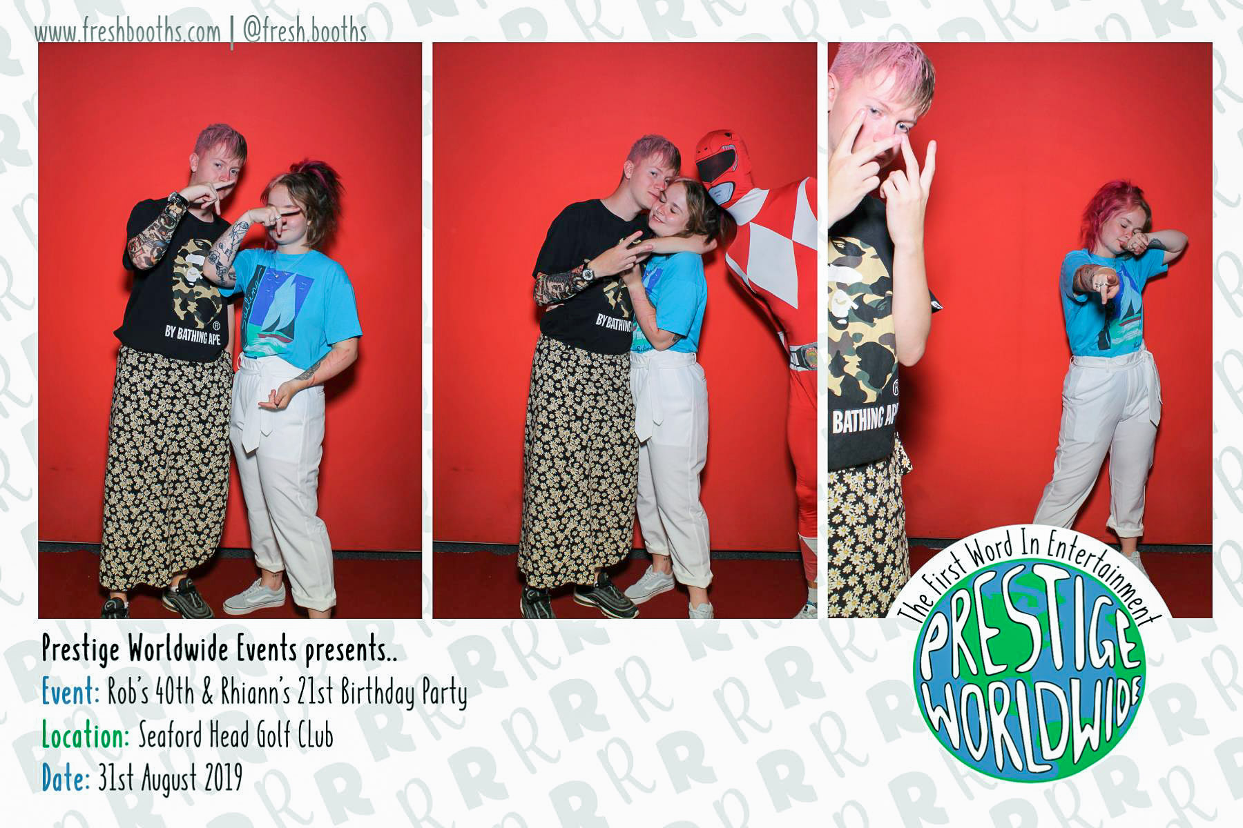 Rob & Rhiann's Joint Birthday Party - Selfie Mirror | View more photos from the event at gallery.freshbooths.com/u/FreshBooths/Rob-Rhianns-Joint-Birthday-Party-Selfie-Mirror