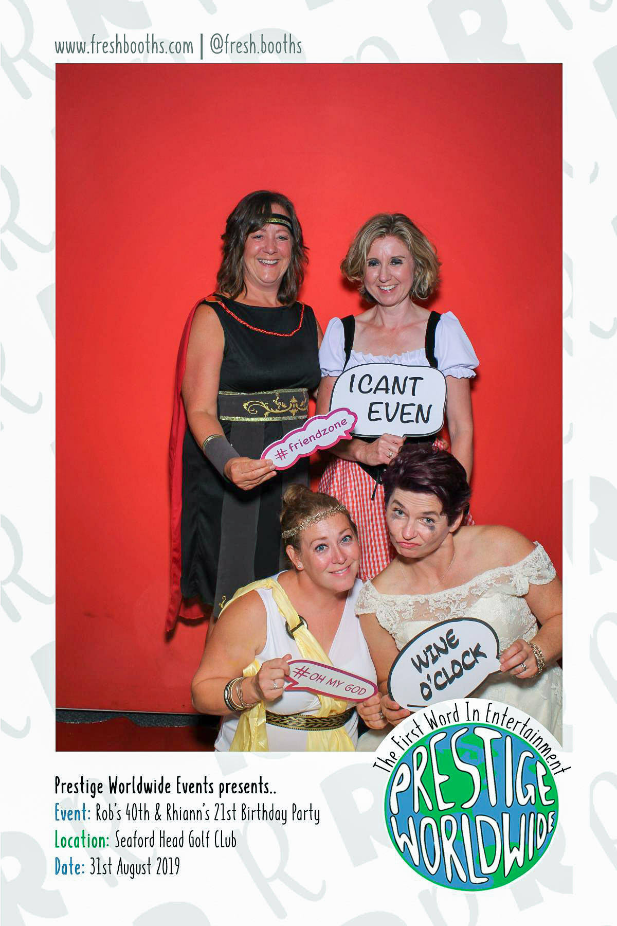 Rob & Rhiann's Joint Birthday Party - Selfie Mirror | View more photos from the event at gallery.freshbooths.com/u/FreshBooths/Rob-Rhianns-Joint-Birthday-Party-Selfie-Mirror