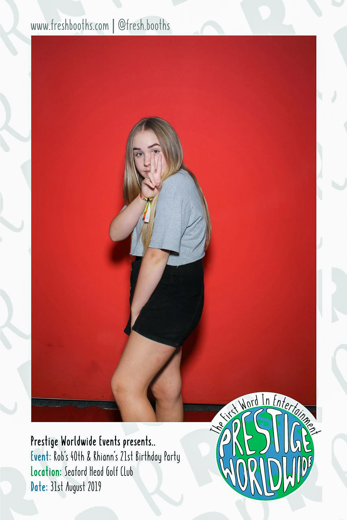 Rob & Rhiann's Joint Birthday Party - Selfie Mirror | View more photos from the event at gallery.freshbooths.com/u/FreshBooths/Rob-Rhianns-Joint-Birthday-Party-Selfie-Mirror