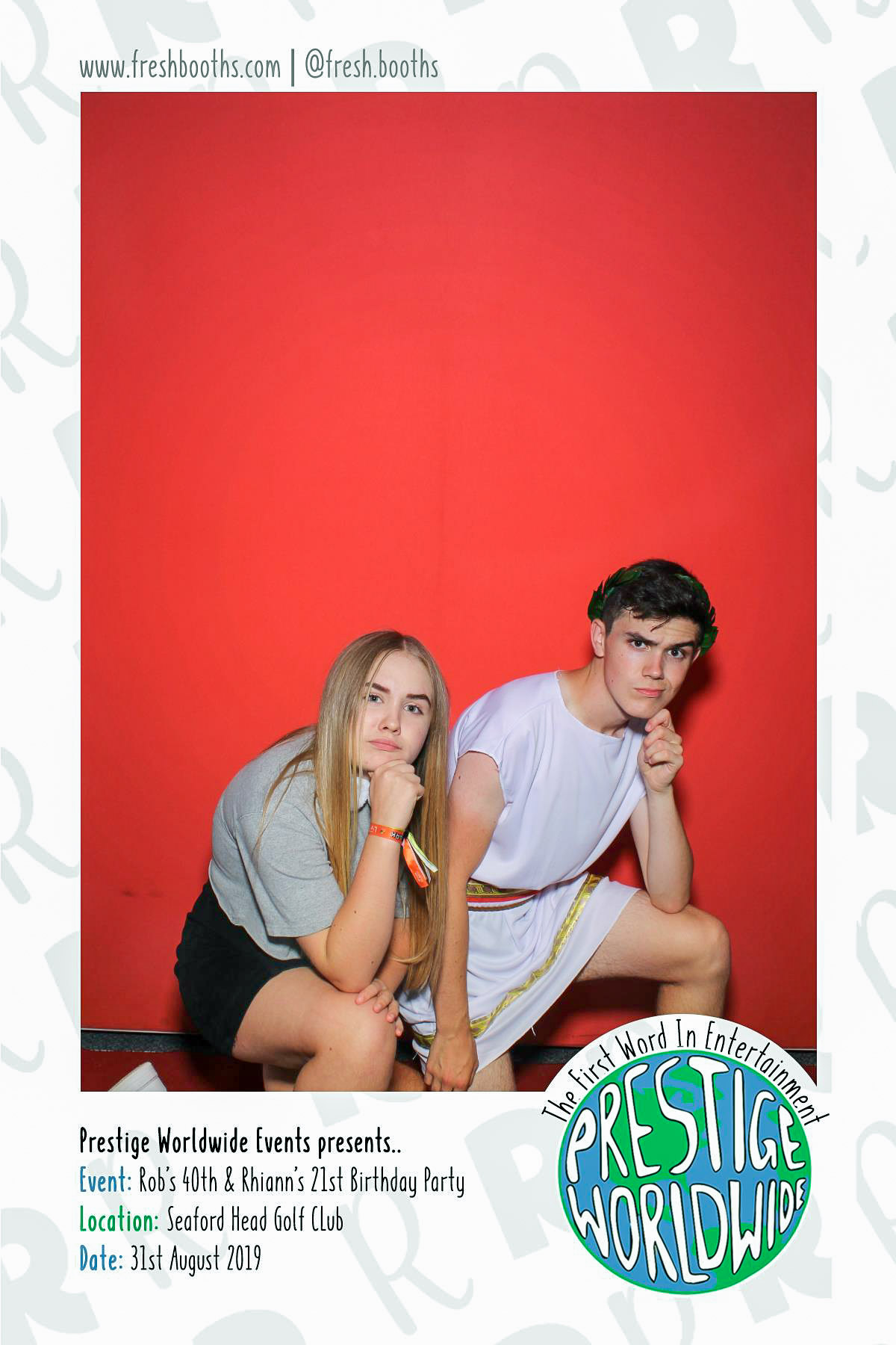 Rob & Rhiann's Joint Birthday Party - Selfie Mirror | View more photos from the event at gallery.freshbooths.com/u/FreshBooths/Rob-Rhianns-Joint-Birthday-Party-Selfie-Mirror