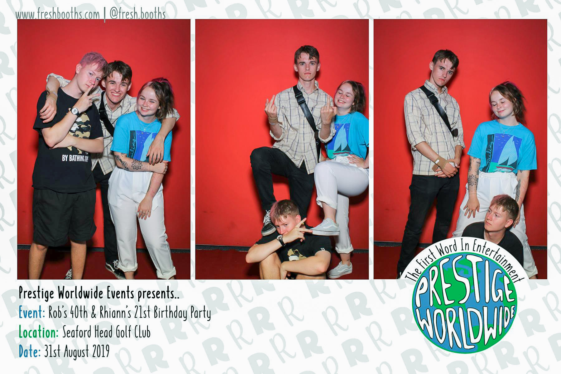 Rob & Rhiann's Joint Birthday Party - Selfie Mirror | View more photos from the event at gallery.freshbooths.com/u/FreshBooths/Rob-Rhianns-Joint-Birthday-Party-Selfie-Mirror