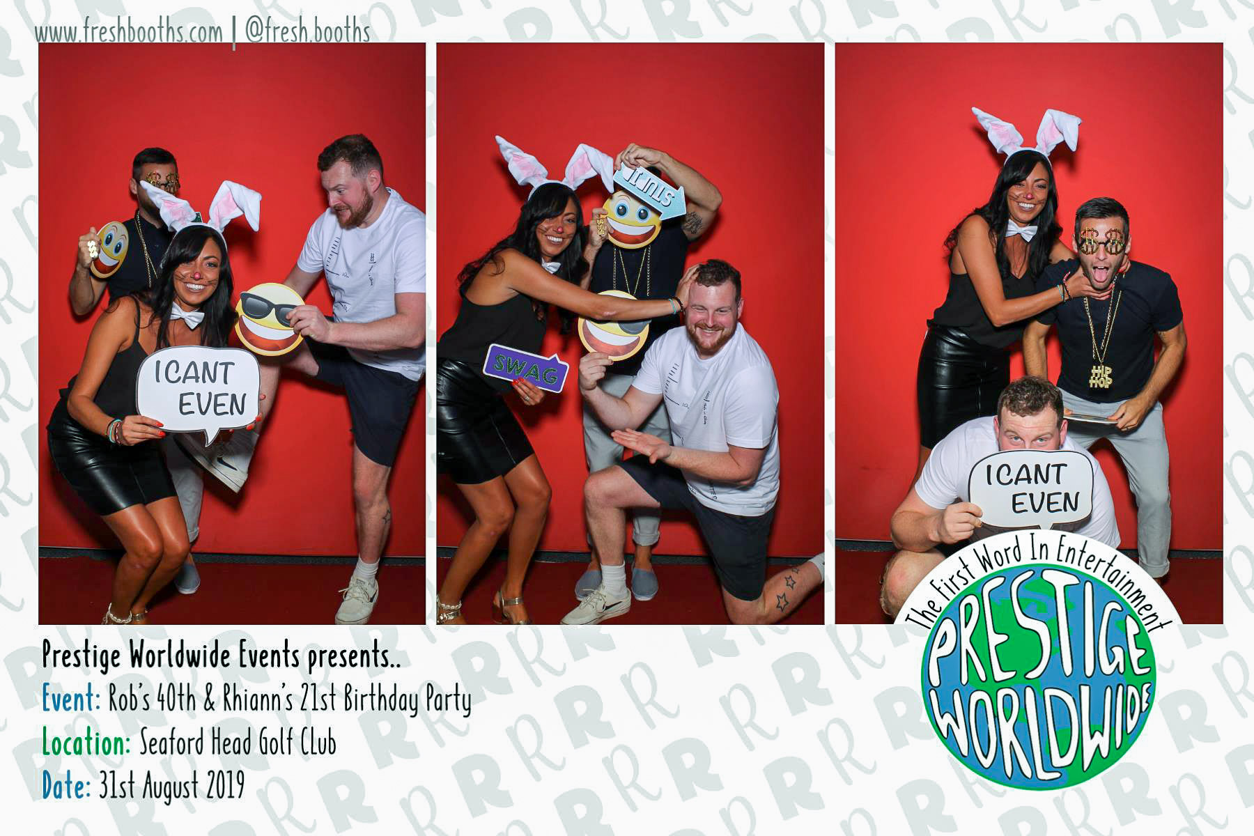 Rob & Rhiann's Joint Birthday Party - Selfie Mirror | View more photos from the event at gallery.freshbooths.com/u/FreshBooths/Rob-Rhianns-Joint-Birthday-Party-Selfie-Mirror