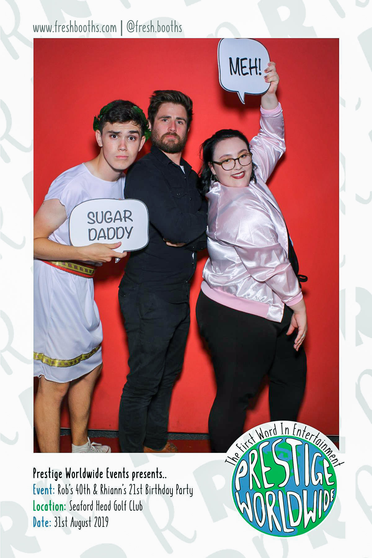 Rob & Rhiann's Joint Birthday Party - Selfie Mirror | View more photos from the event at gallery.freshbooths.com/u/FreshBooths/Rob-Rhianns-Joint-Birthday-Party-Selfie-Mirror