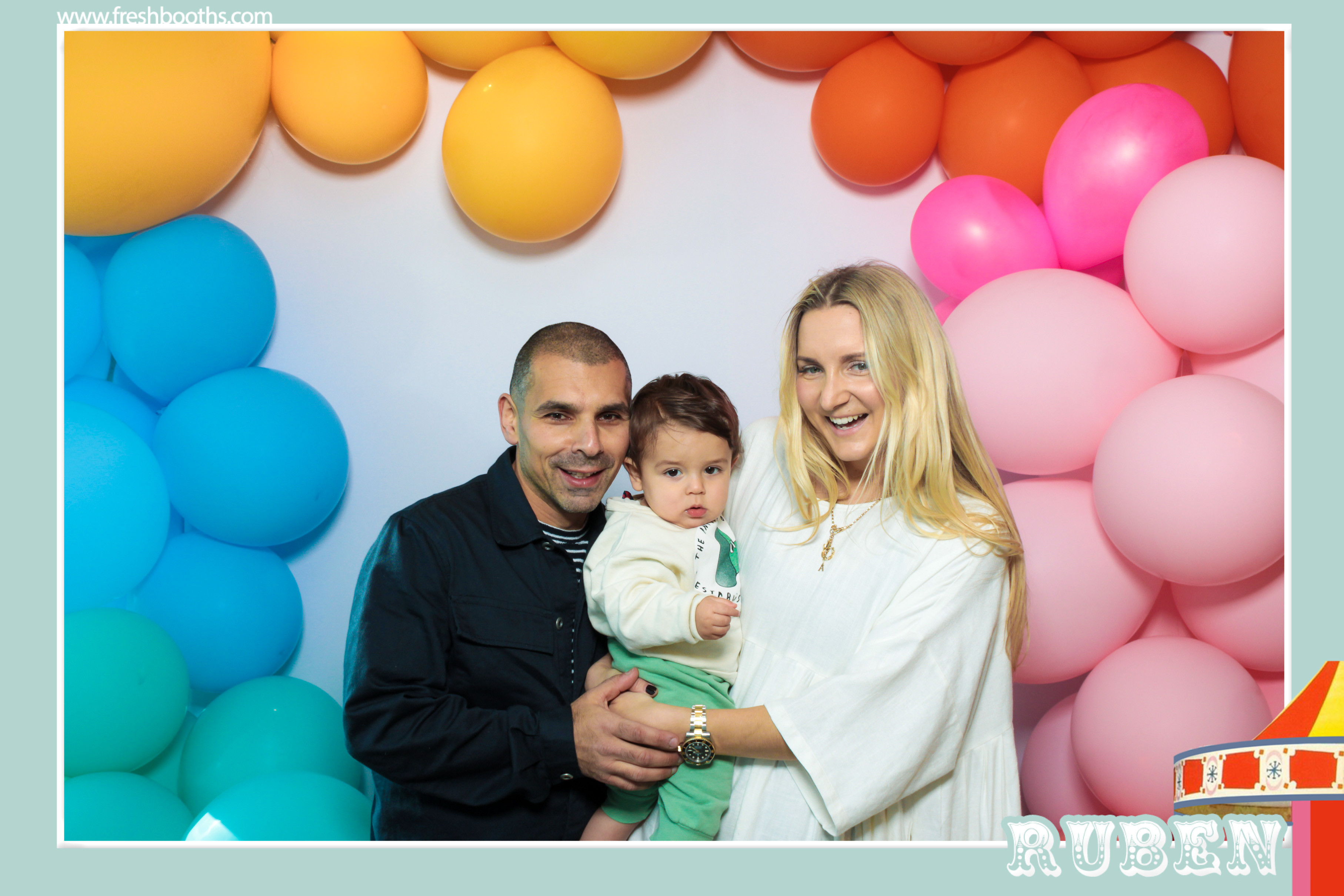 Ruben's First Birthday  | View more photos from the event at gallery.freshbooths.com/u/FreshBooths/Rubens-First-Birthday