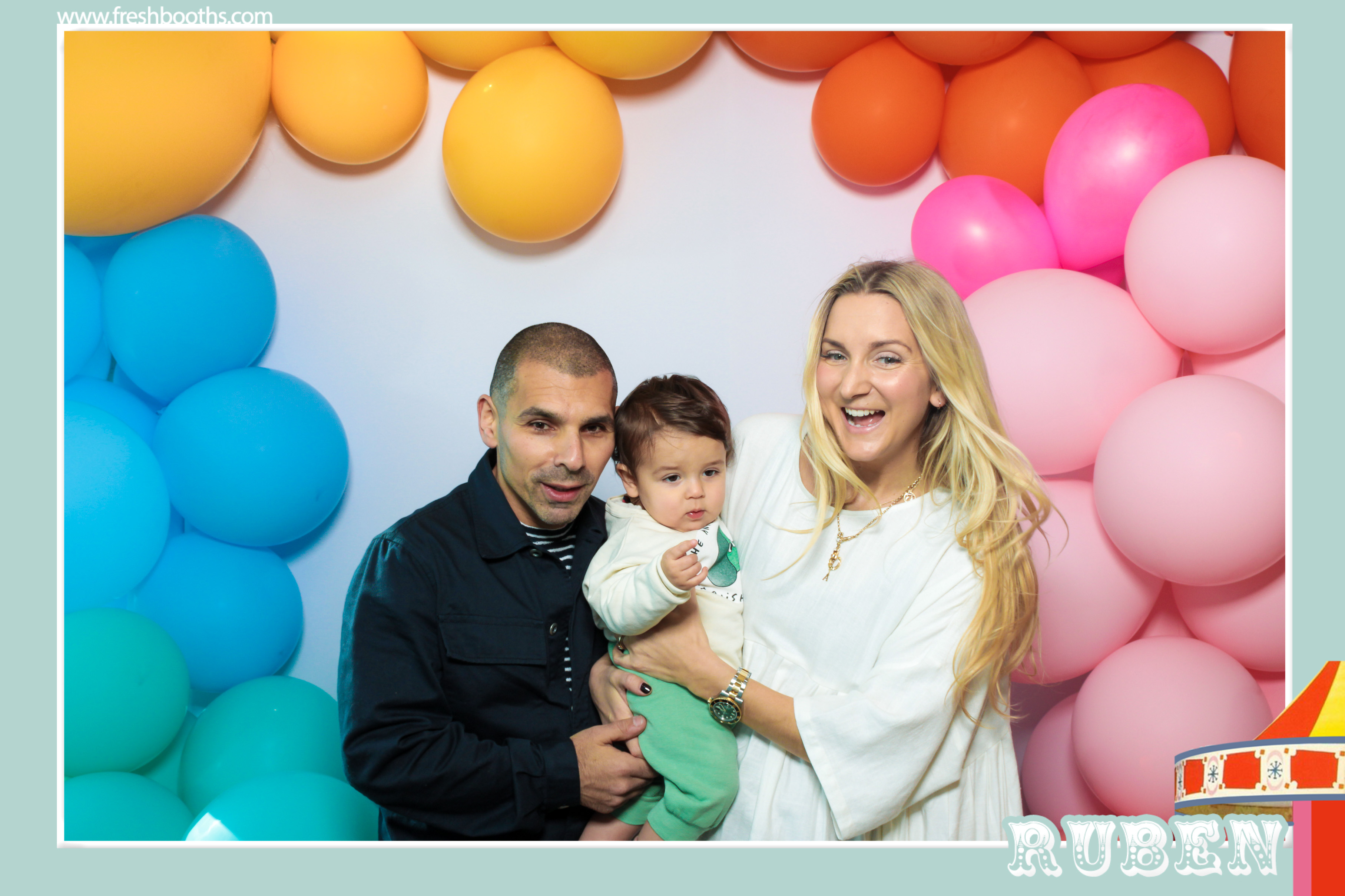 Ruben's First Birthday  | View more photos from the event at gallery.freshbooths.com/u/FreshBooths/Rubens-First-Birthday